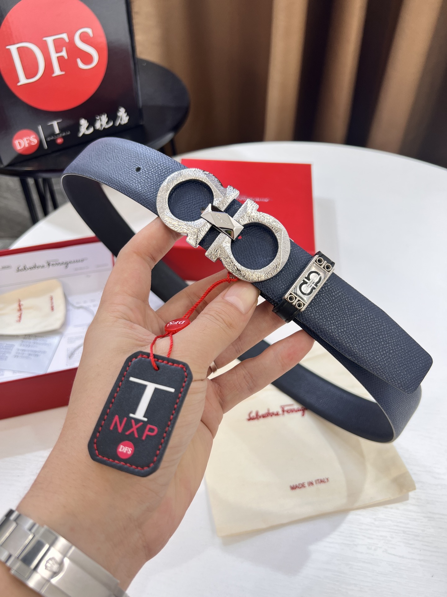 Streetwear Belt Ferragamo 319690 size:3.5cm - vstockx