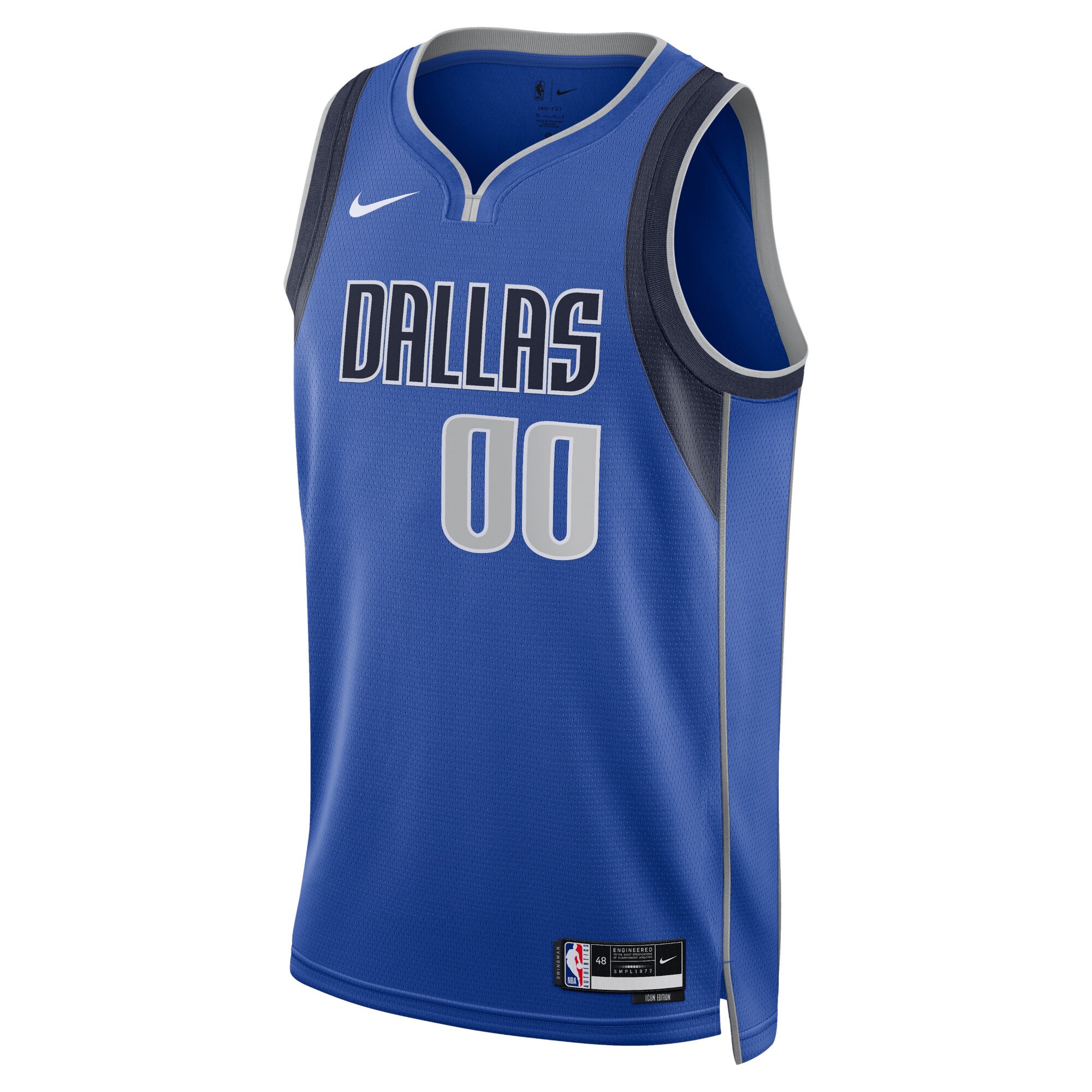 Dallas Mavericks Nike Unisex Swingman Custom Jersey Royal - Icon Edition - vstockx