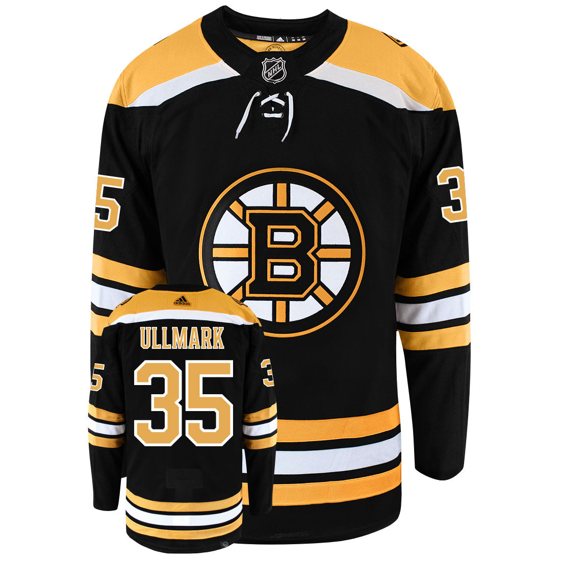 Linus Ullmark Boston Bruins Adidas Primegreen Authentic NHL Hockey Jersey - vstockx