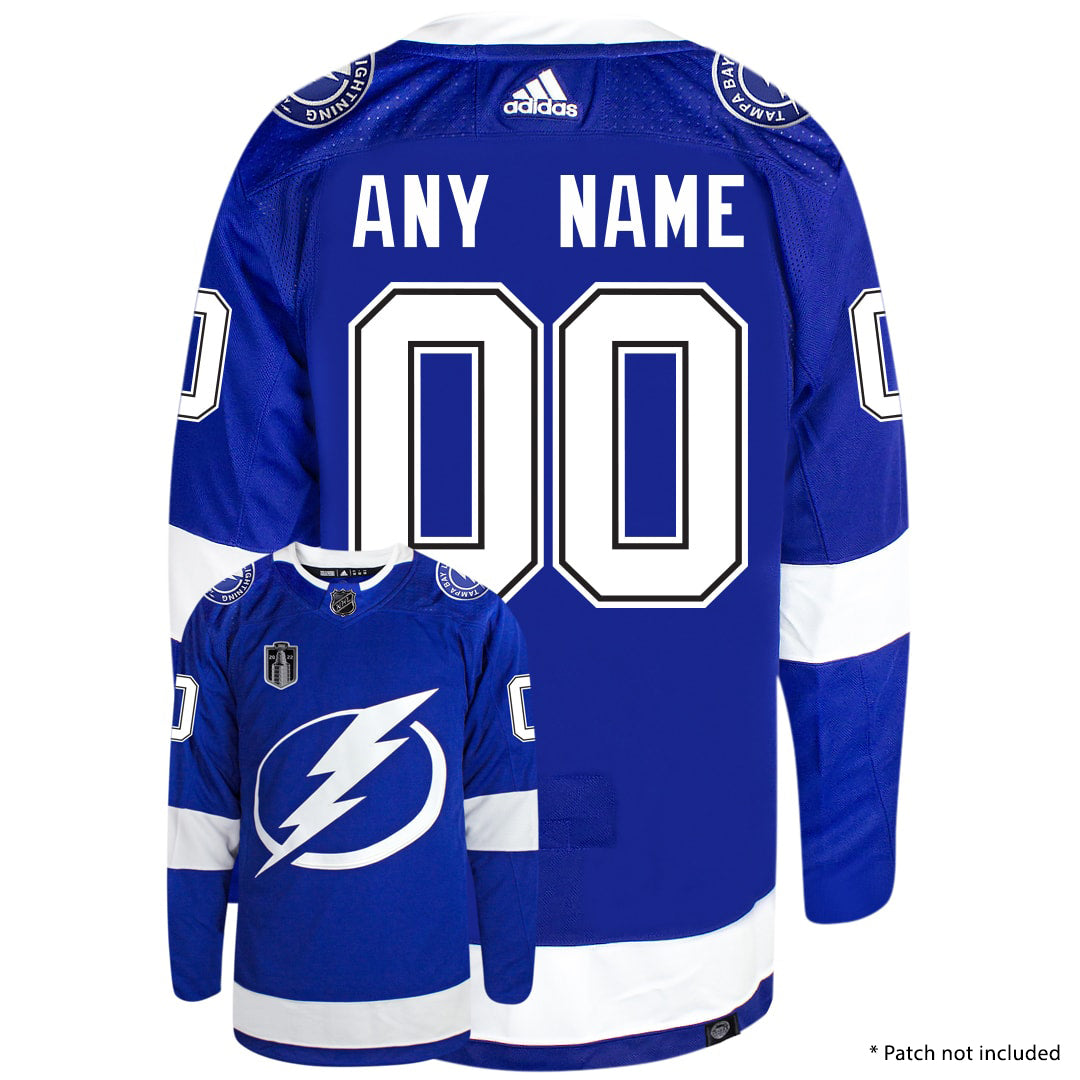 Customizable Tampa Bay Lightning Adidas Primegreen Authentic NHL Hockey Jersey - vstockx