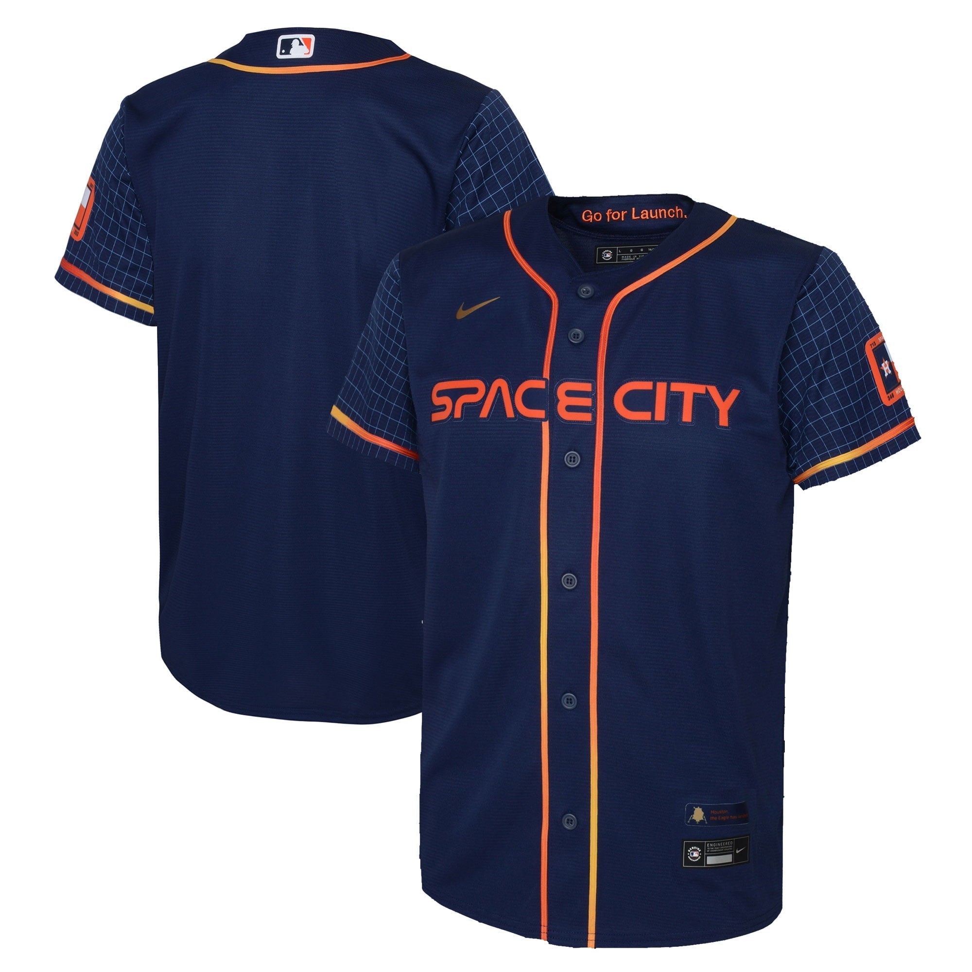 Infant Nike Navy Houston Astros 2022 City Connect Replica Jersey - vstockx