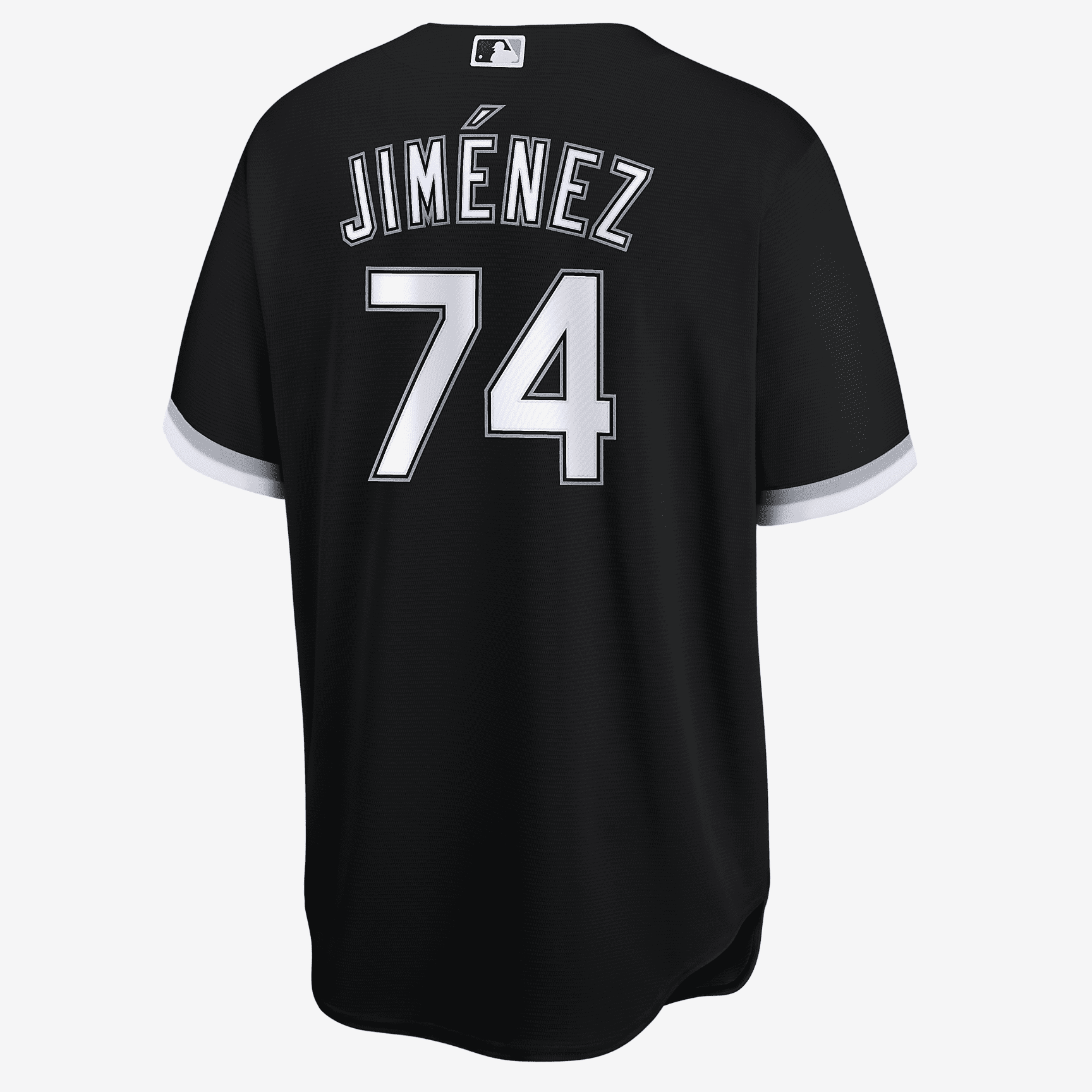 MLB Chicago White Sox (Eloy Jimnez) Men's Replica Baseball Jersey - Black/White - vstockx