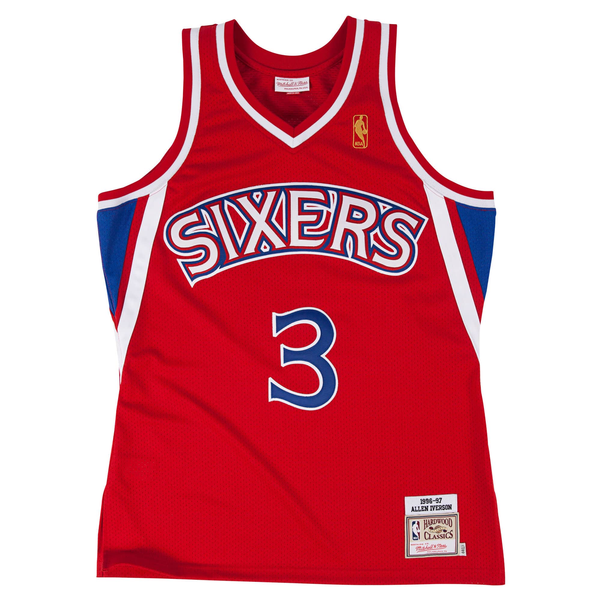 Allen Iverson 1996-97 Authentic Jersey Philadelphia 76ers - vstockx