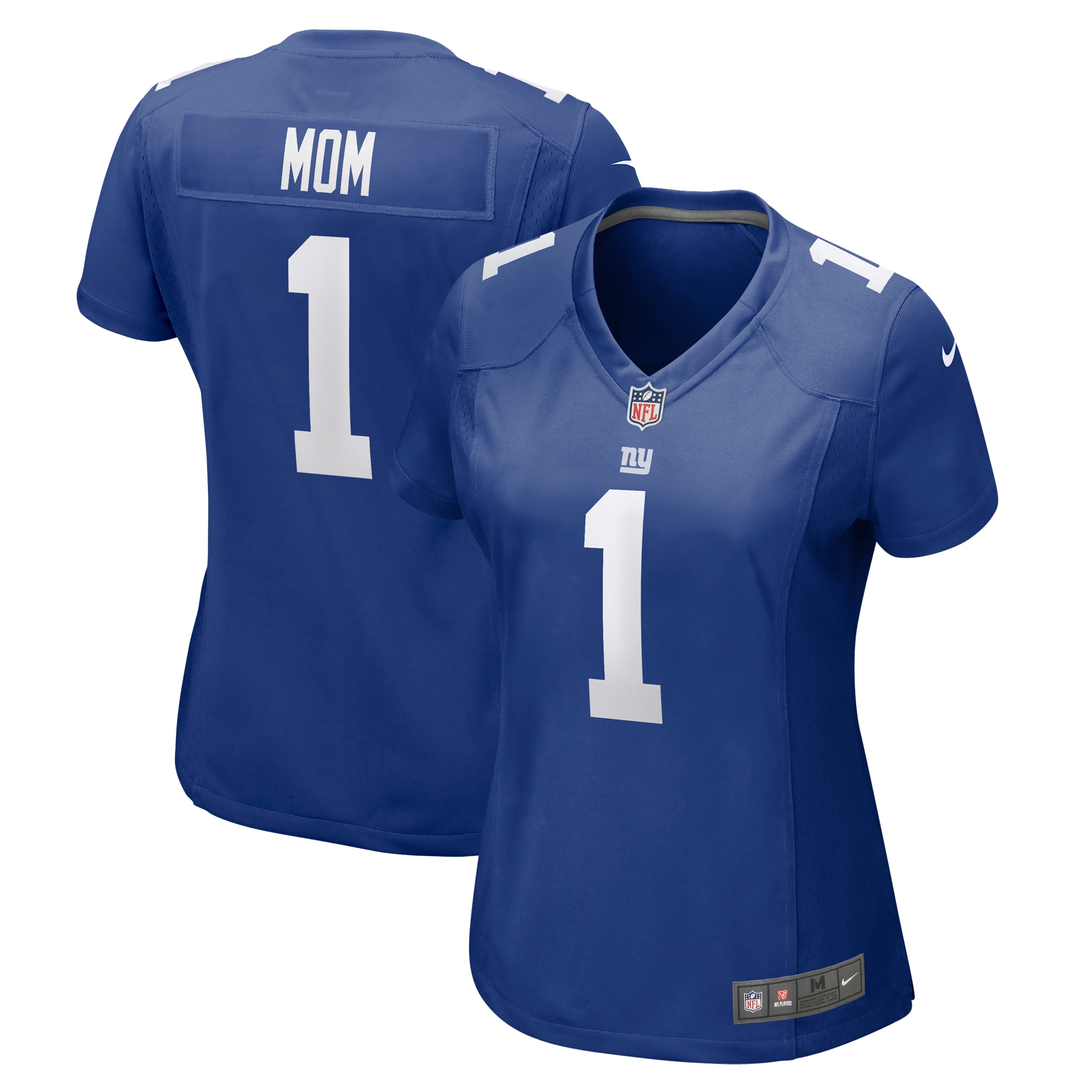 Number 1 Mom New York Giants Nike Women's Game Jersey - Royal - vstockx