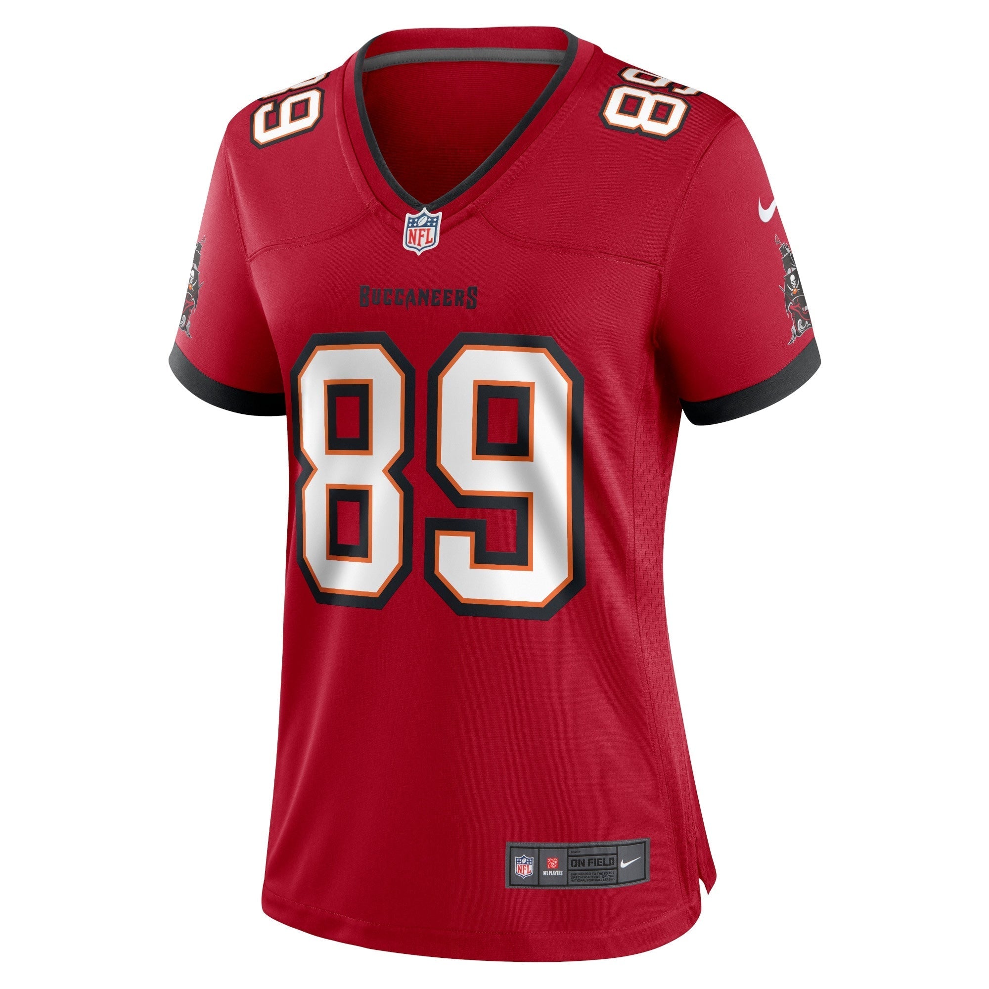 Women's Nike David Wells Red Tampa Bay Buccaneers Home Game Player Jersey - vstockx