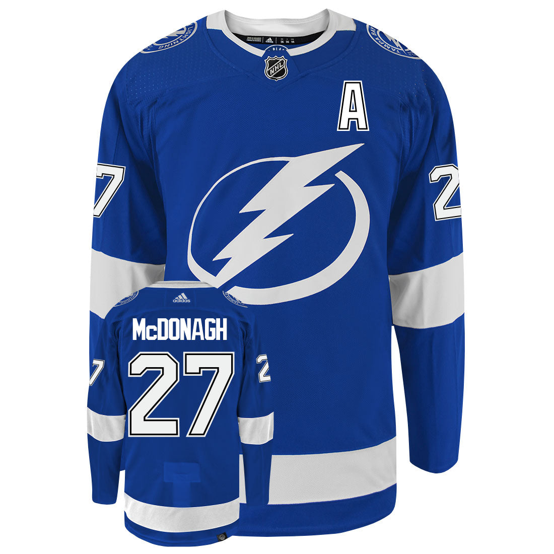 Ryan McDonagh Tampa Bay Lightning Adidas Primegreen Authentic NHL Hockey Jersey - vstockx