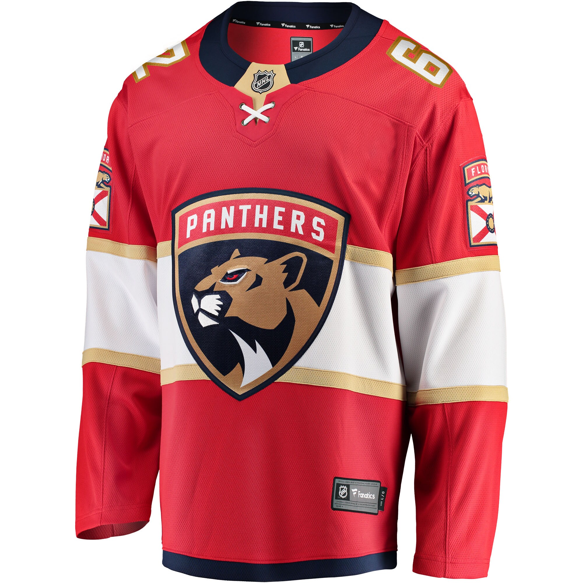 Brandon Montour Florida Panthers Fanatics Branded Home Breakaway Player Jersey - Red - vstockx