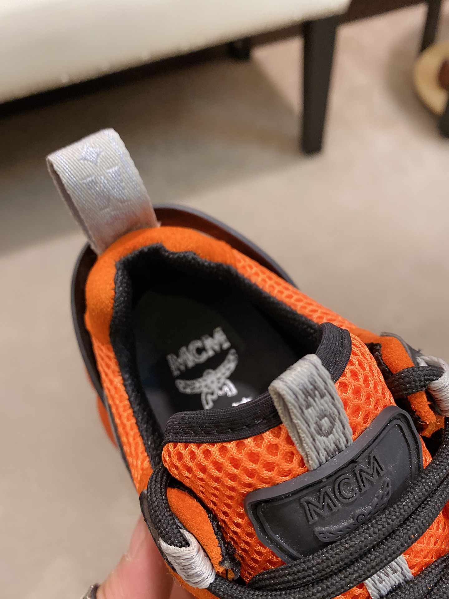 MCM Low Top Logo Lace-up Sneakers 8 - vstockx