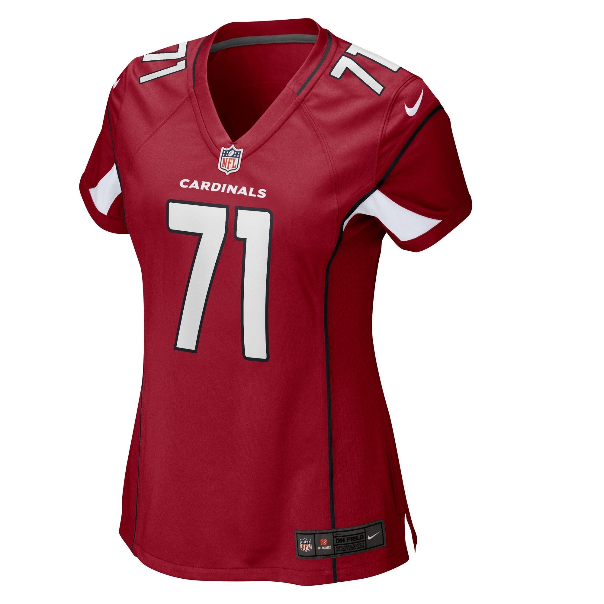 Women's Nike Andrew Brown Cardinal Arizona Cardinals Game Player Jersey - vstockx
