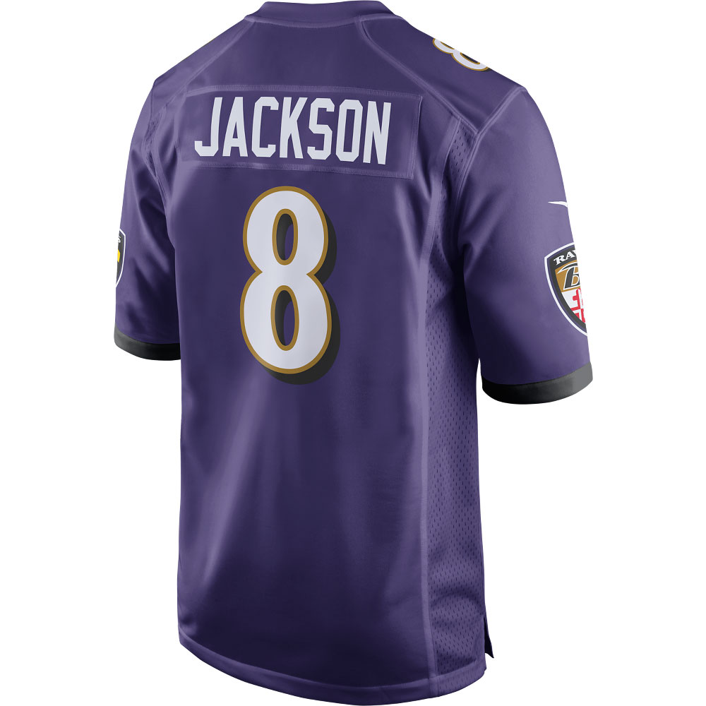 Lamar Jackson Baltimore Ravens Nike Game Player Jersey - Purple - vstockx