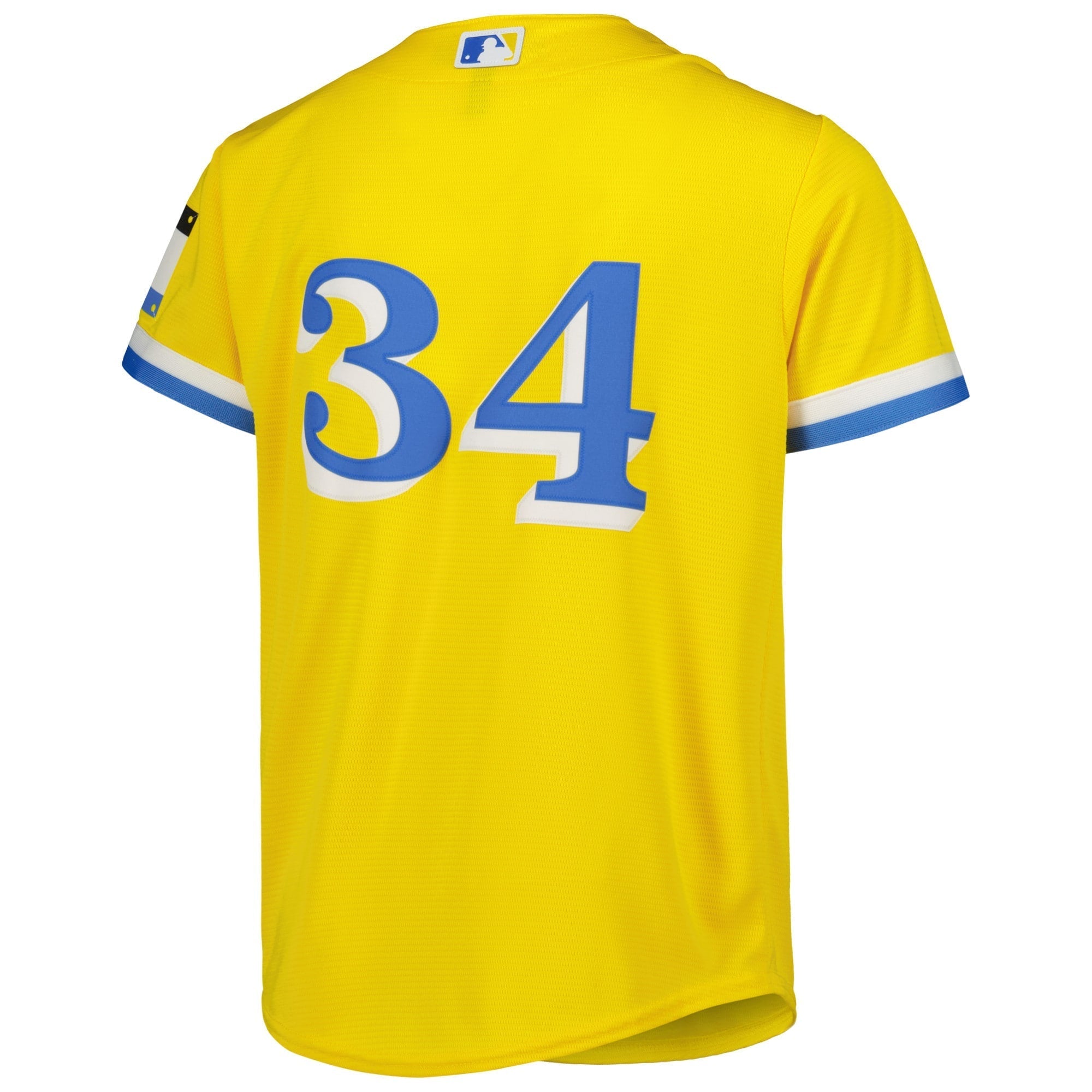 Youth Nike David Ortiz Gold Boston Red Sox City Connect Replica Player Jersey - vstockx