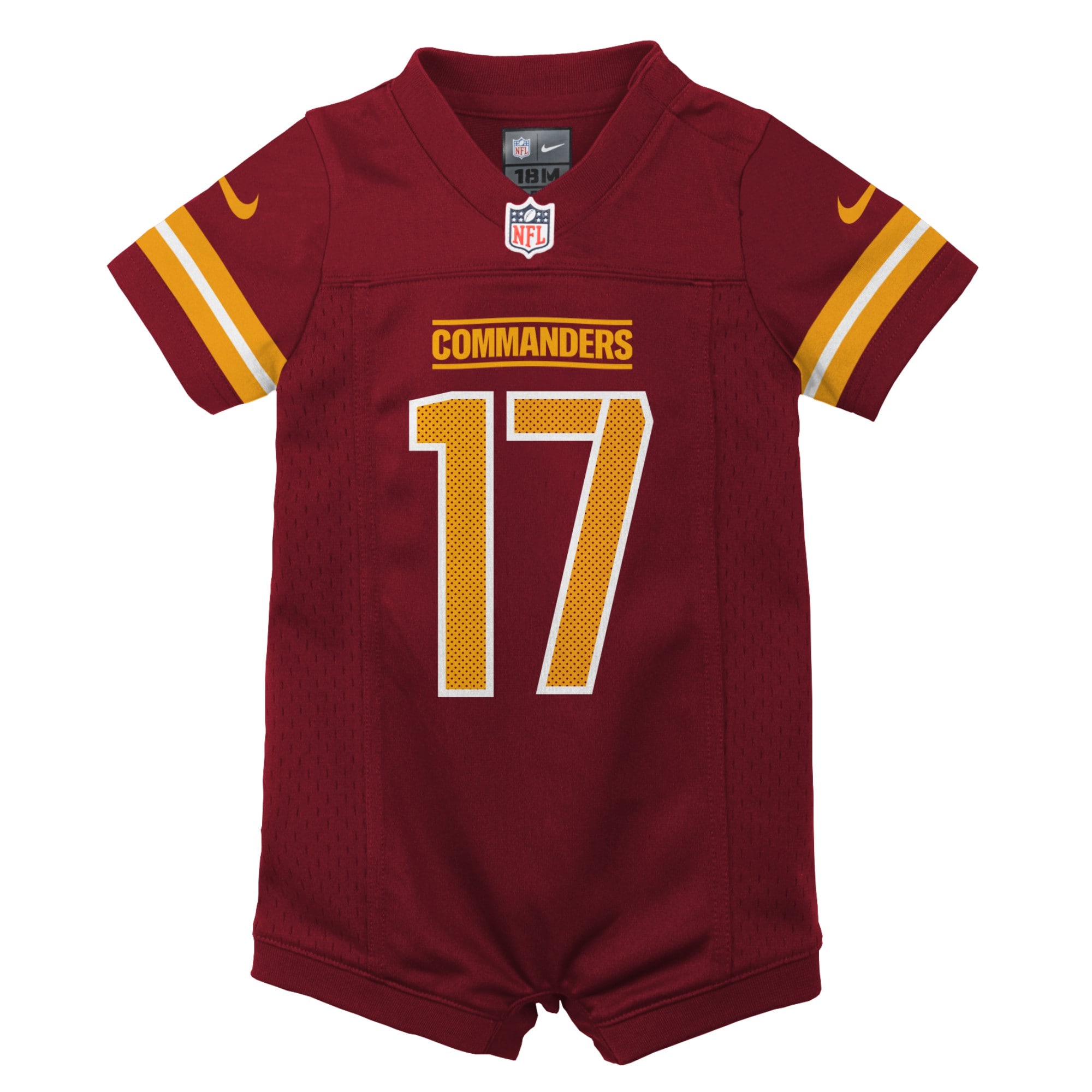Terry McLaurin Washington Commanders Nike Newborn & Infant Game Romper Jersey - Burgundy - vstockx