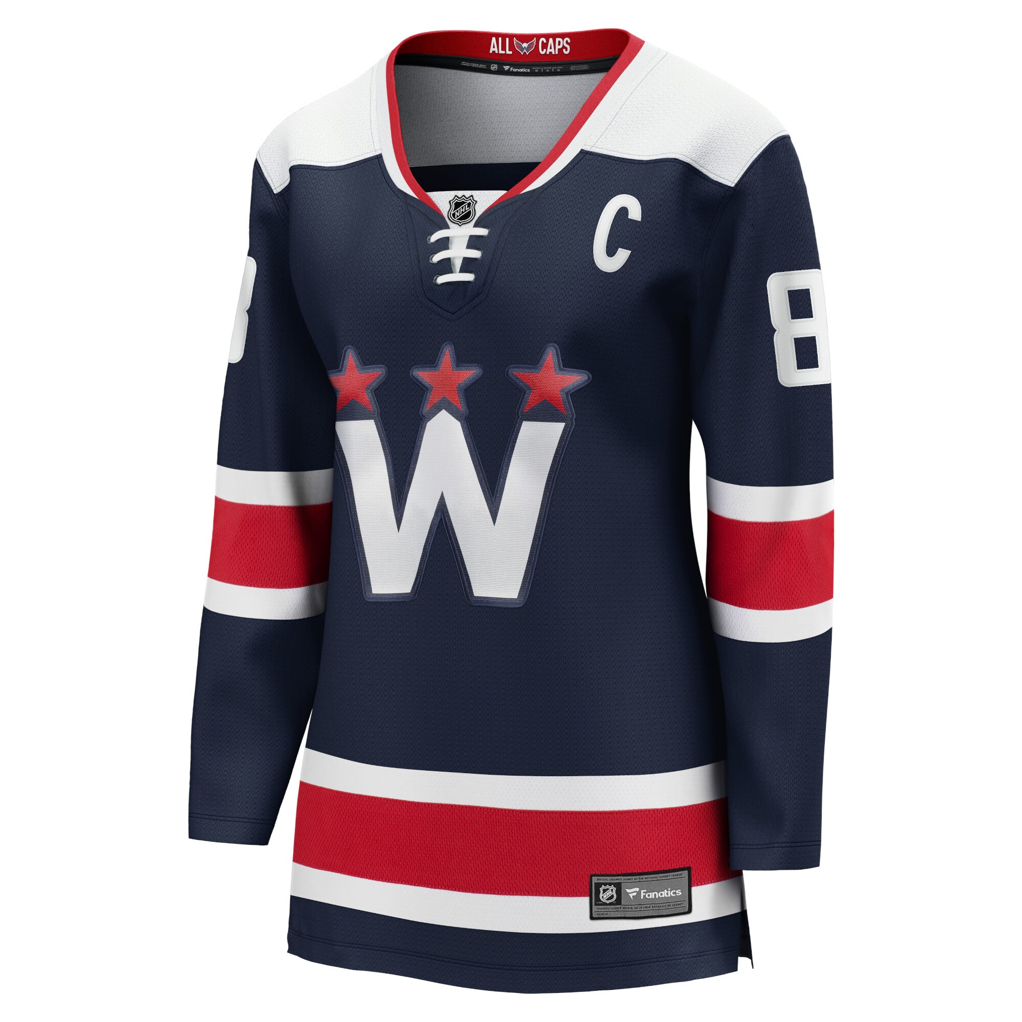 Alexander Ovechkin Washington Capitals Fanatics Branded Women's 2020/21 Alternate Premier Breakaway Player Jersey - Navy - vstockx