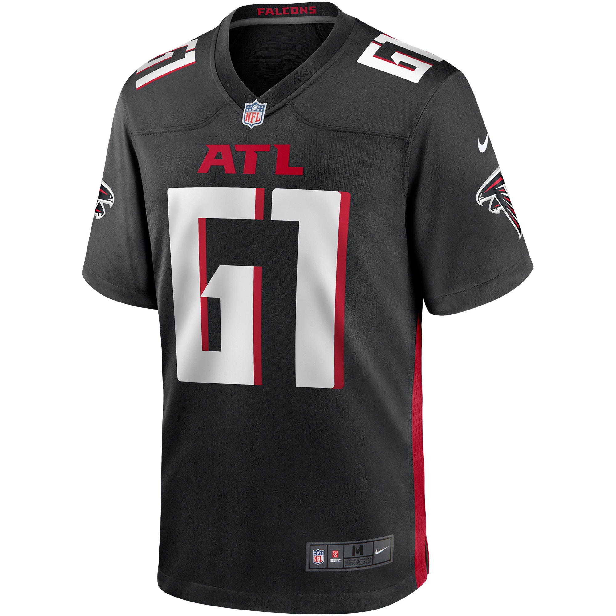 Matt Hennessy Atlanta Falcons Nike Player Game Jersey - Black - vstockx