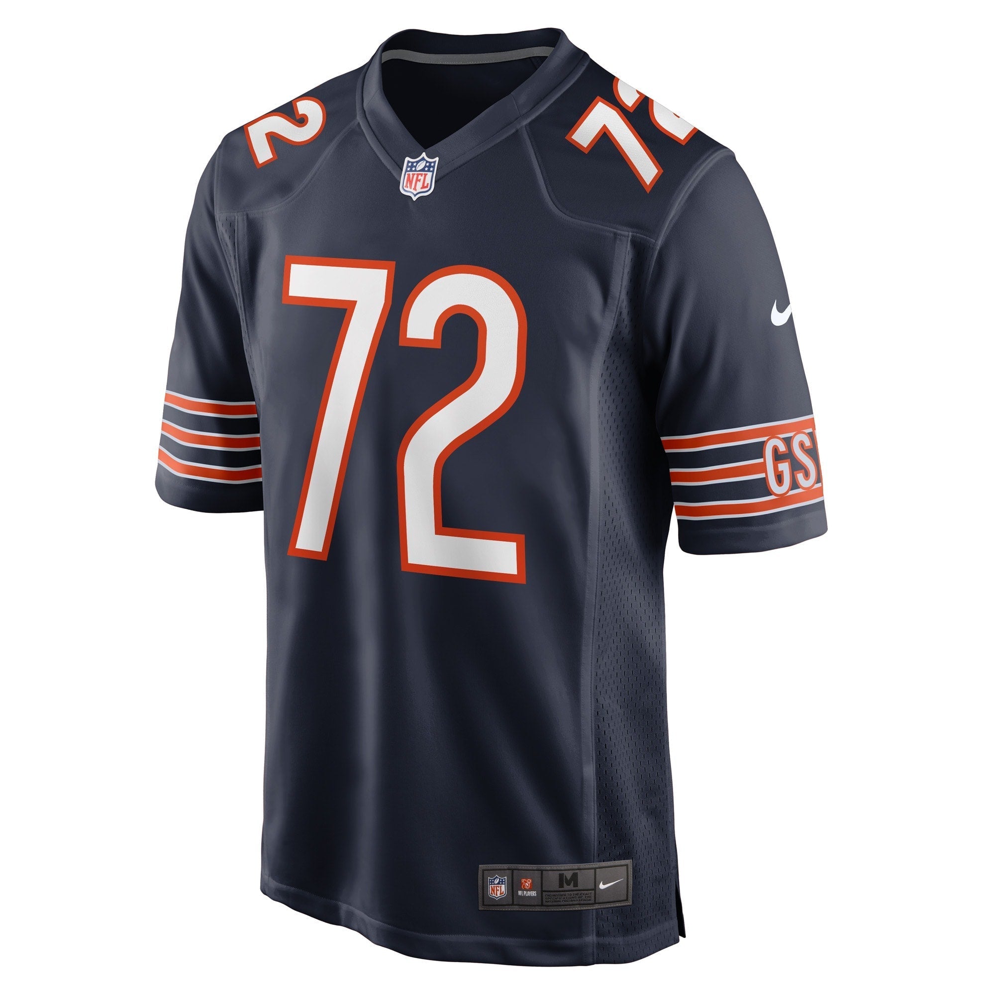 Men's Nike Alex Leatherwood Navy Chicago Bears Game Player Jersey - vstockx