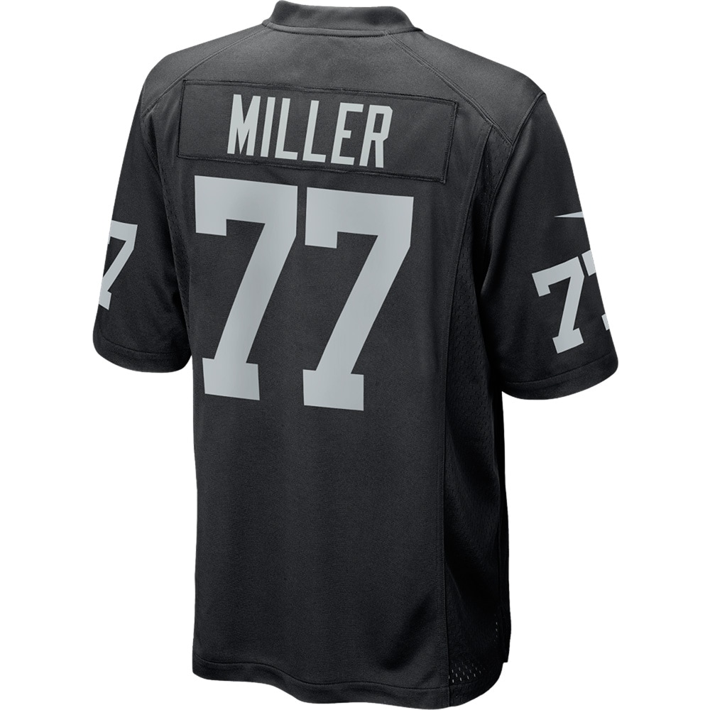 Kolton Miller Las Vegas Raiders Nike Game Player Jersey - Black - vstockx
