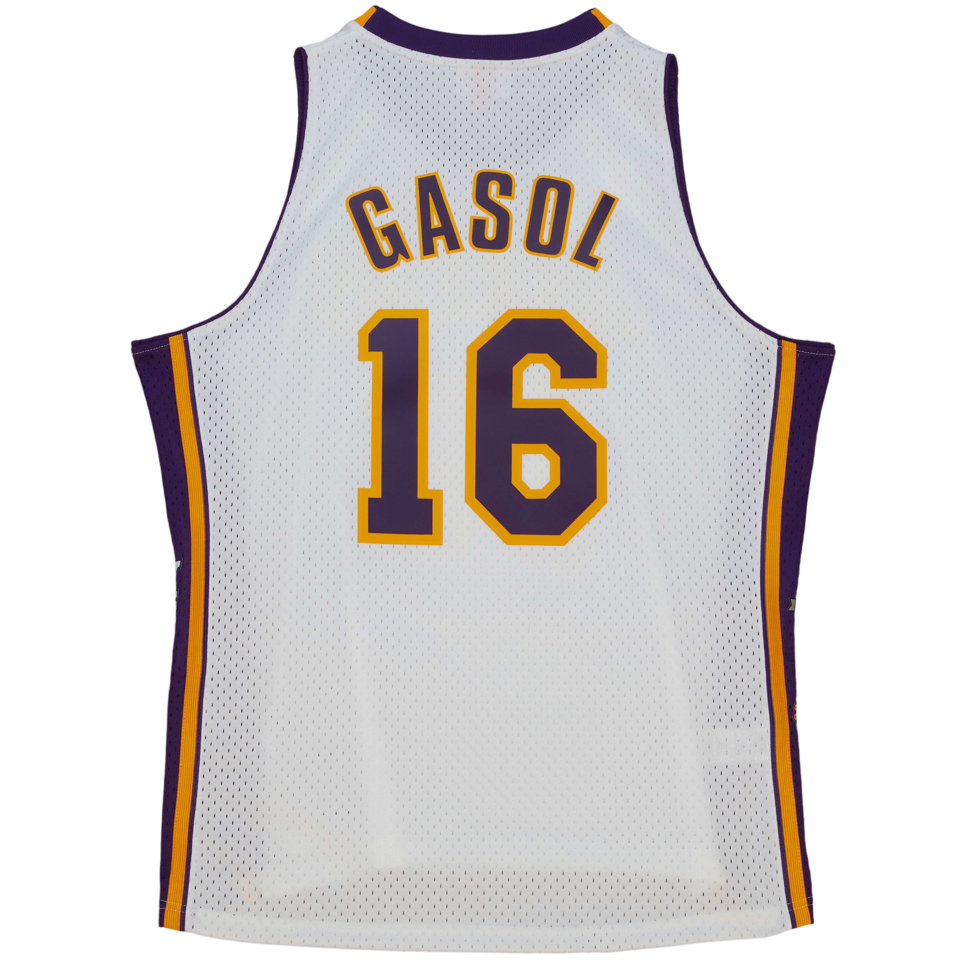 Pau Gasol Los Angeles Lakers Mitchell & Ness Unisex Hall of Fame Class of 2023 Throwback Swingman Jersey - White - vstockx