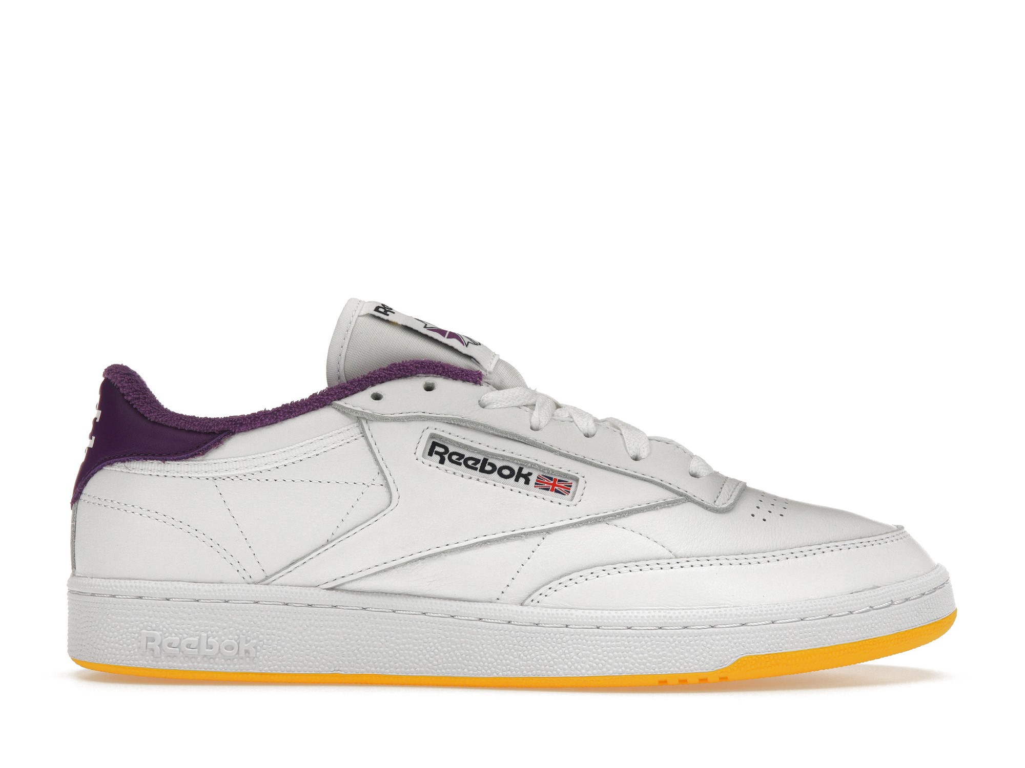 Reebok Club C 85 Eric Emanuel White Purple Yellow - vstockx