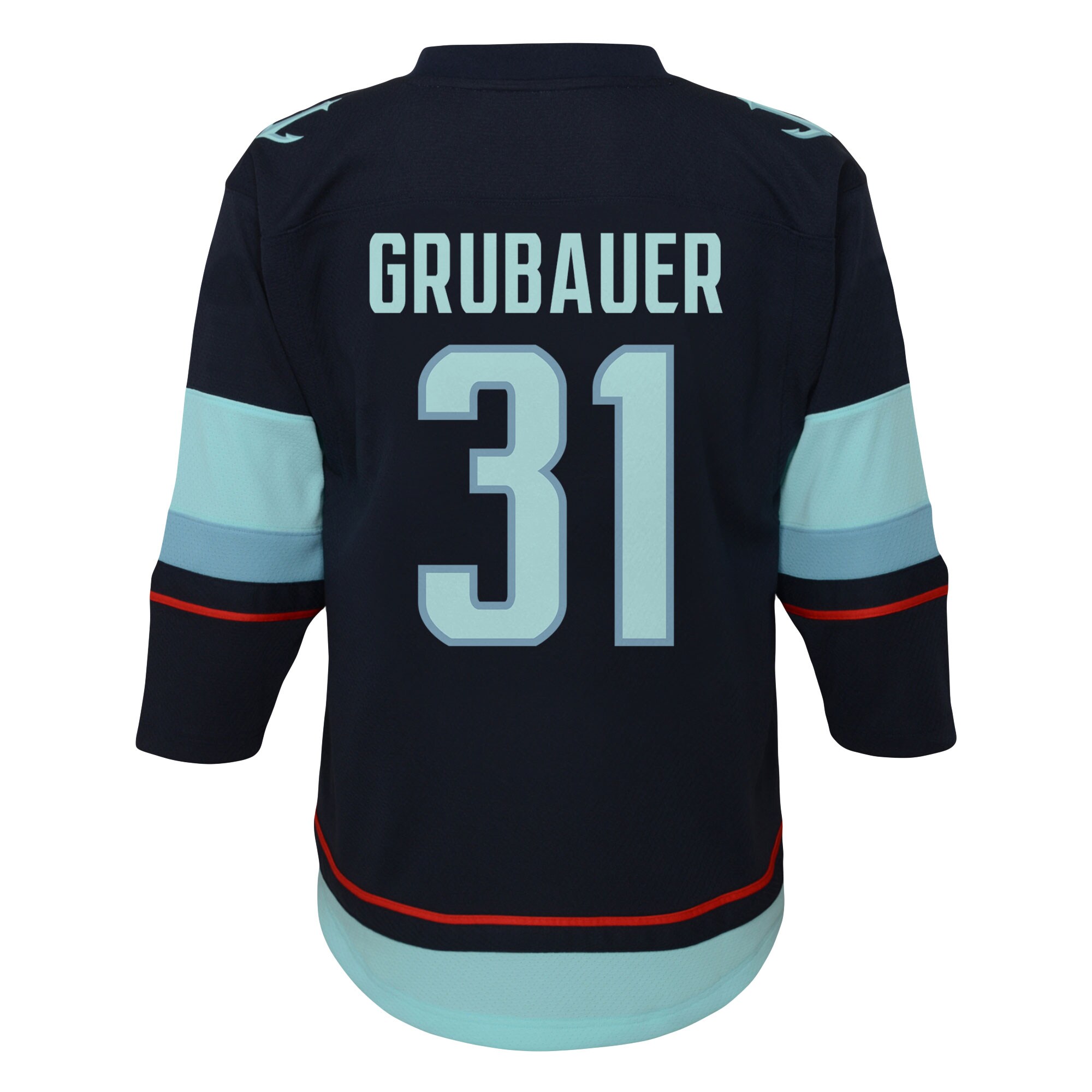Philipp Grubauer Seattle Kraken Preschool Home Replica Player Jersey - Deep Sea Blue - vstockx