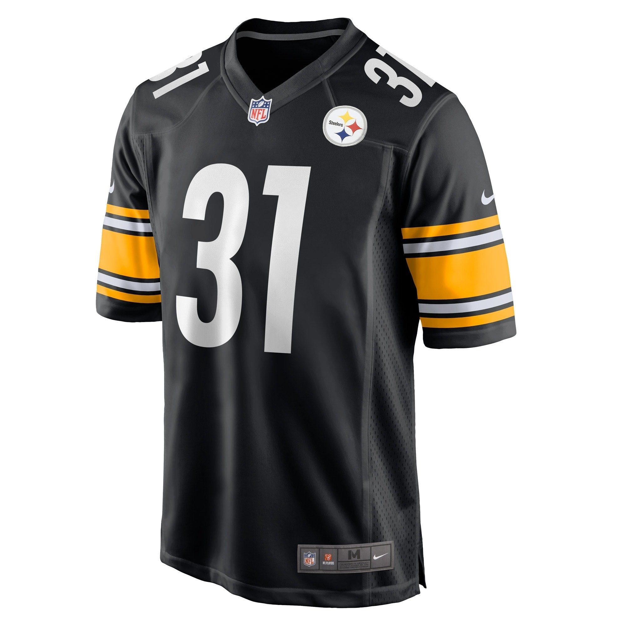 Men's Nike Mark Gilbert Black Pittsburgh Steelers Game Player Jersey - vstockx