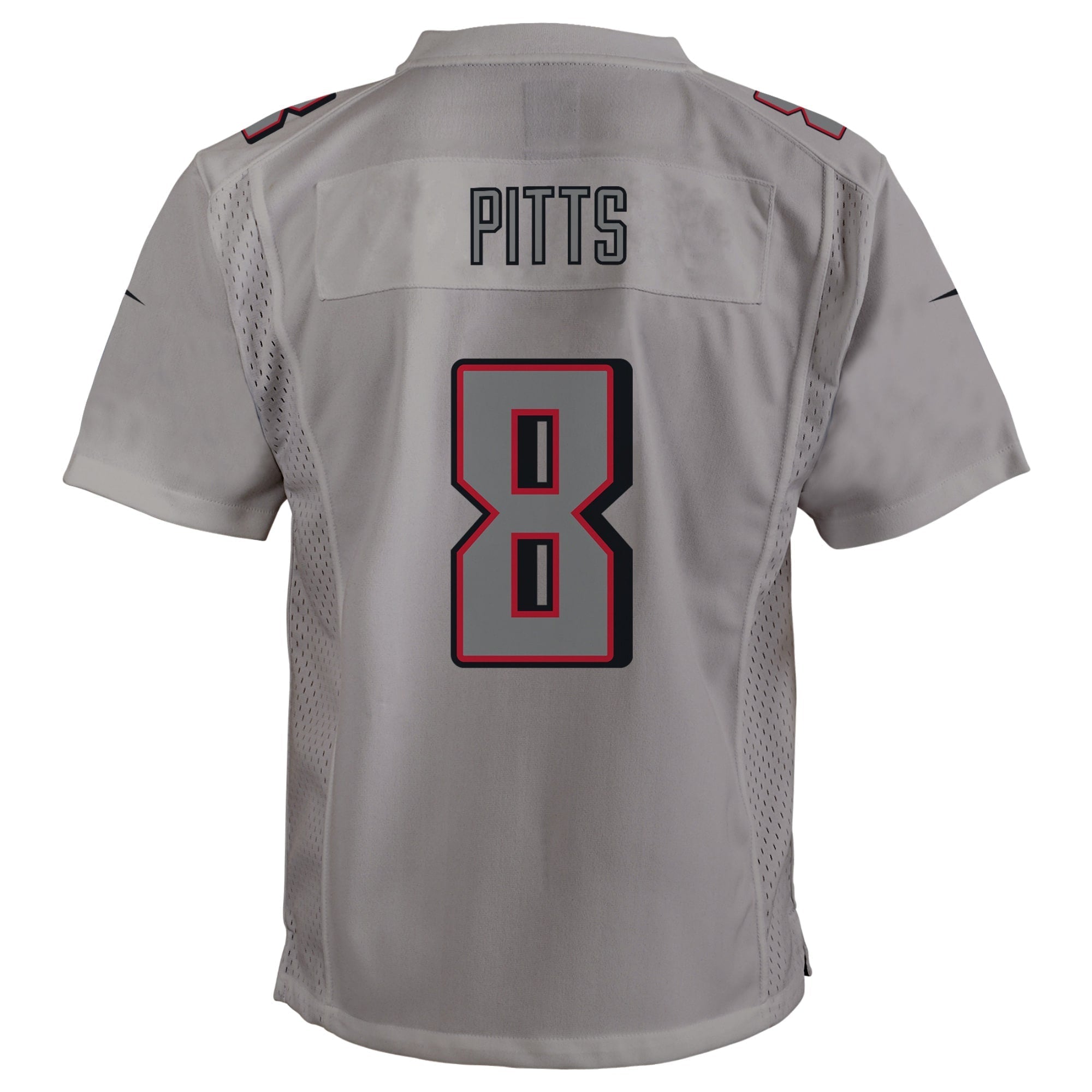 Youth Nike Kyle Pitts Gray Atlanta Falcons Atmosphere Game Jersey - vstockx