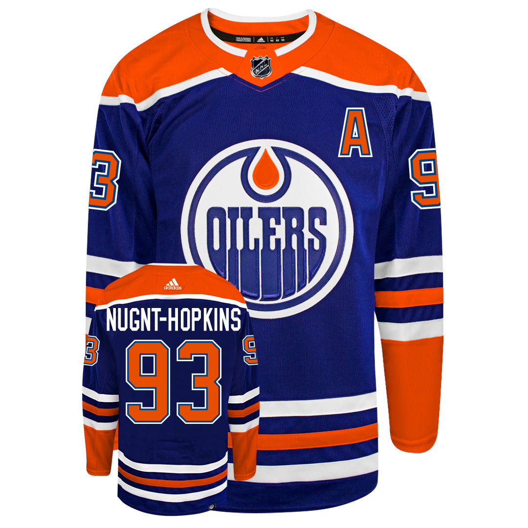 Ryan Nugent-Hopkins Edmonton Oilers 2022 Adidas Primegreen Authentic NHL Hockey Jersey - vstockx