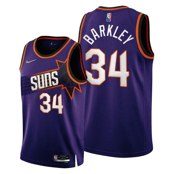 Men's Phoenix Suns Charles Barkley Icon Edition Jersey - Purple - vstockx