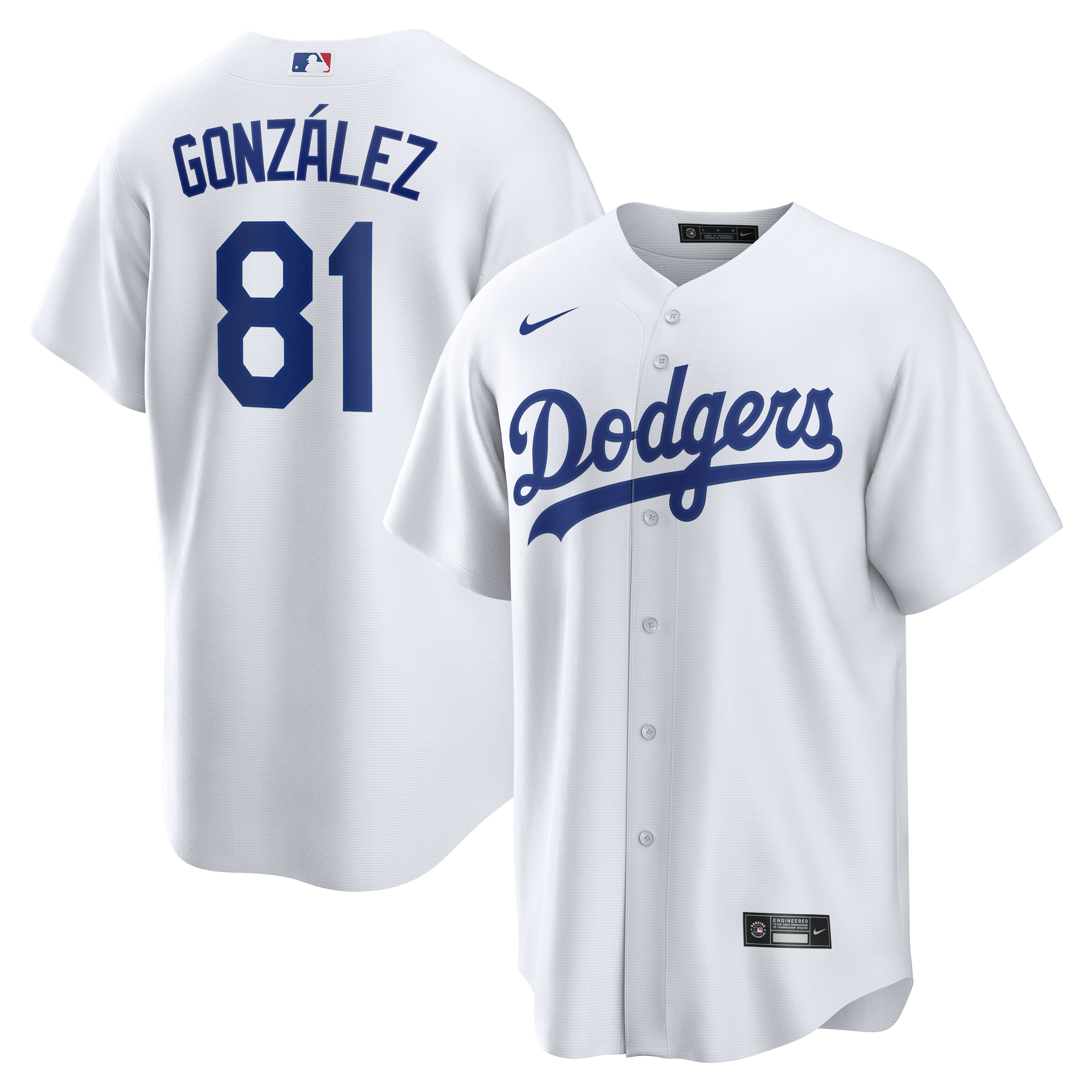 Victor Gonzalez Los Angeles Dodgers Nike Home Replica Player Jersey - White - vstockx