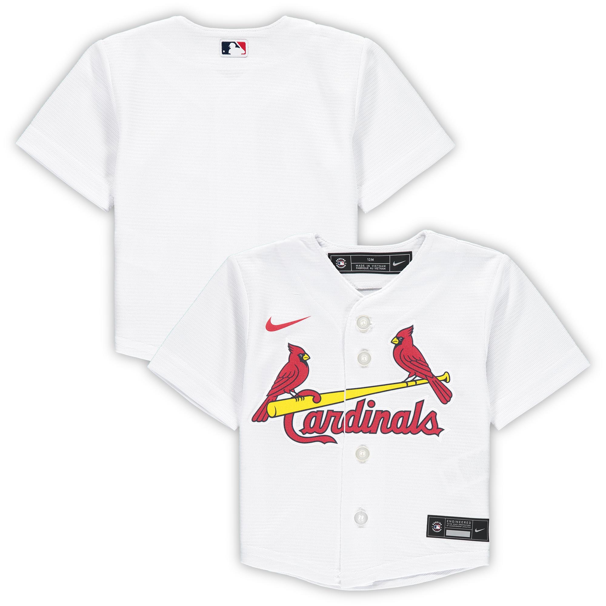 St. Louis Cardinals Nike Infant Home Replica Team Jersey - White - vstockx