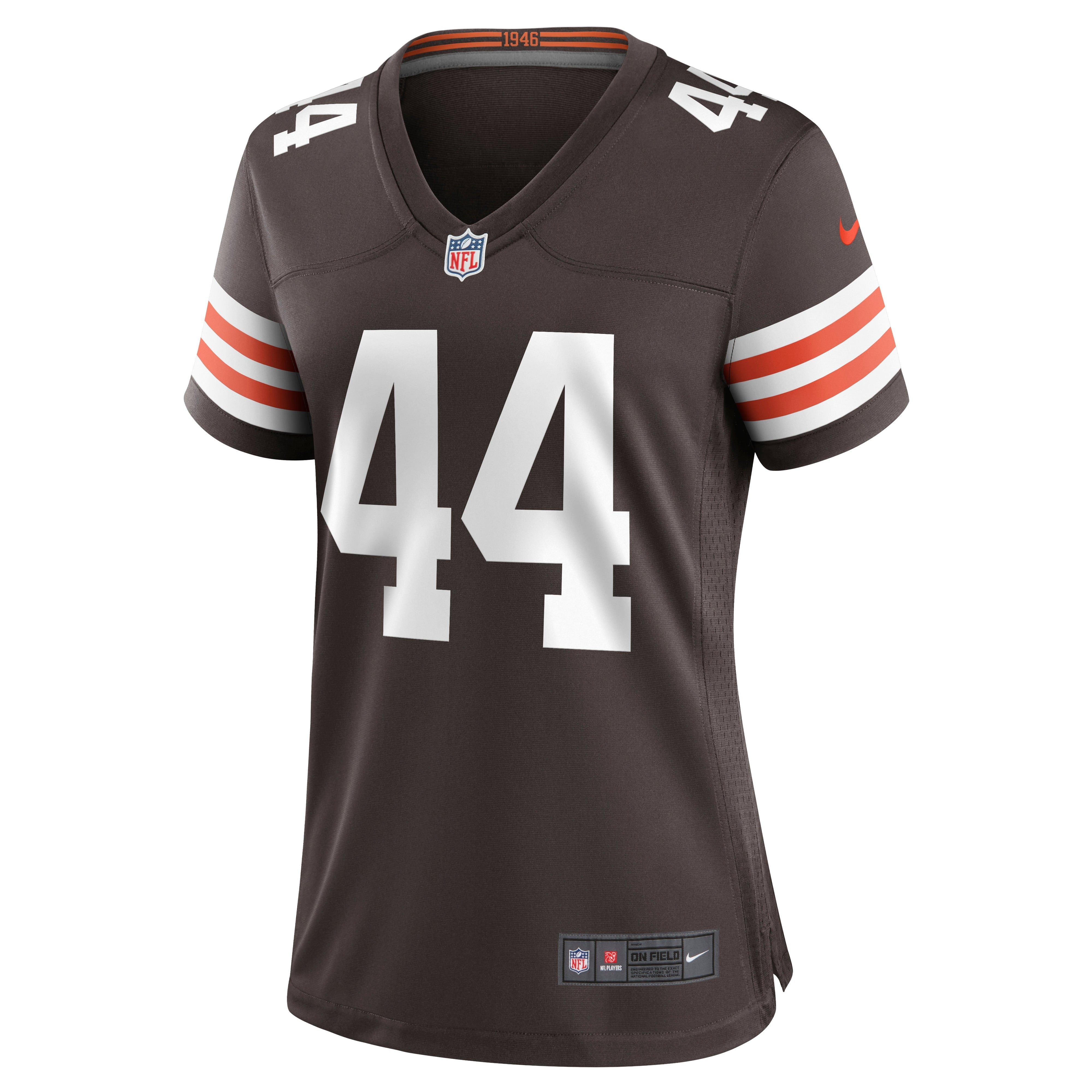 Women's Nike Sione Takitaki Brown Cleveland Browns Game Jersey - vstockx