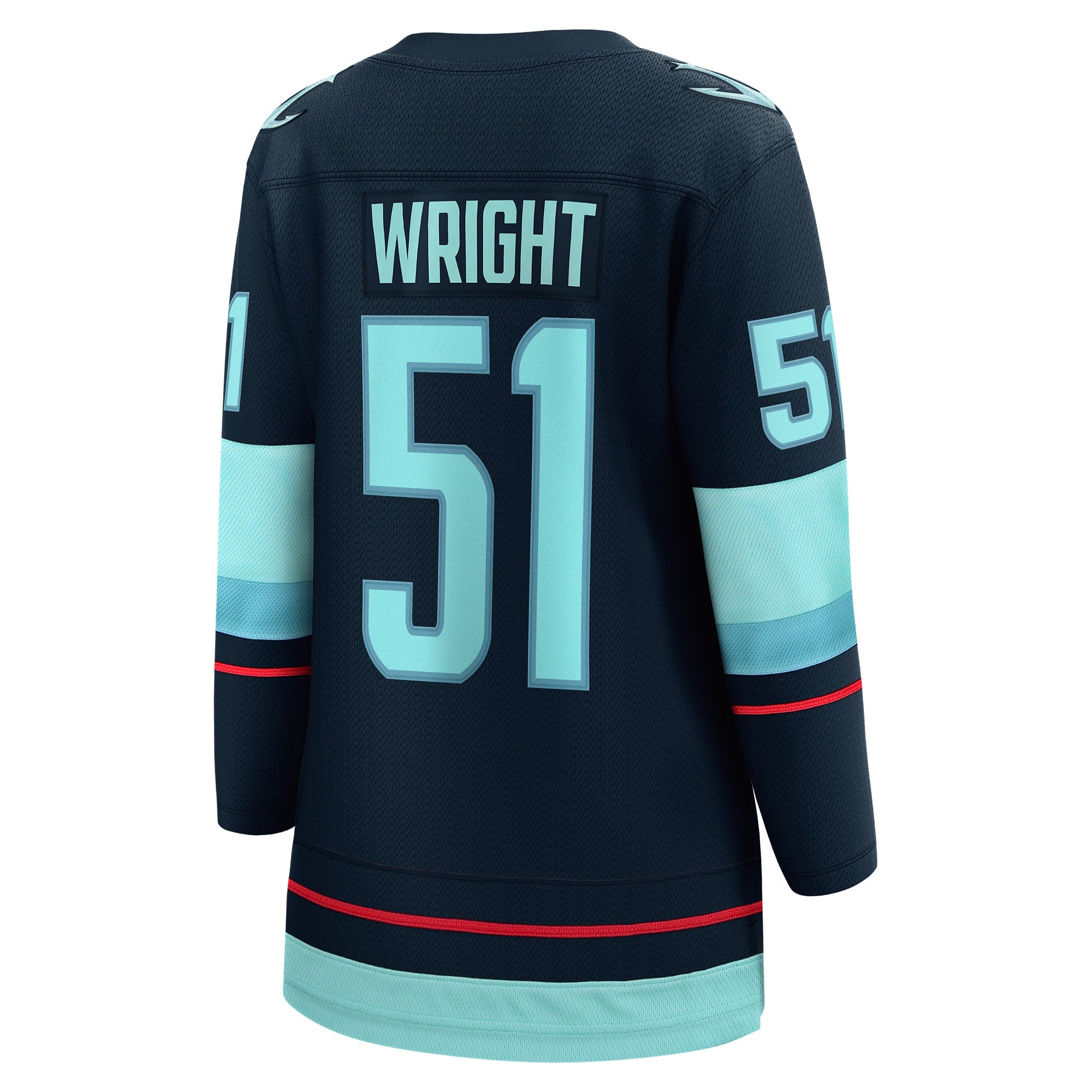 Women's Fanatics Branded Shane Wright Deep Sea Blue Seattle Kraken Home Breakaway Jersey - vstockx
