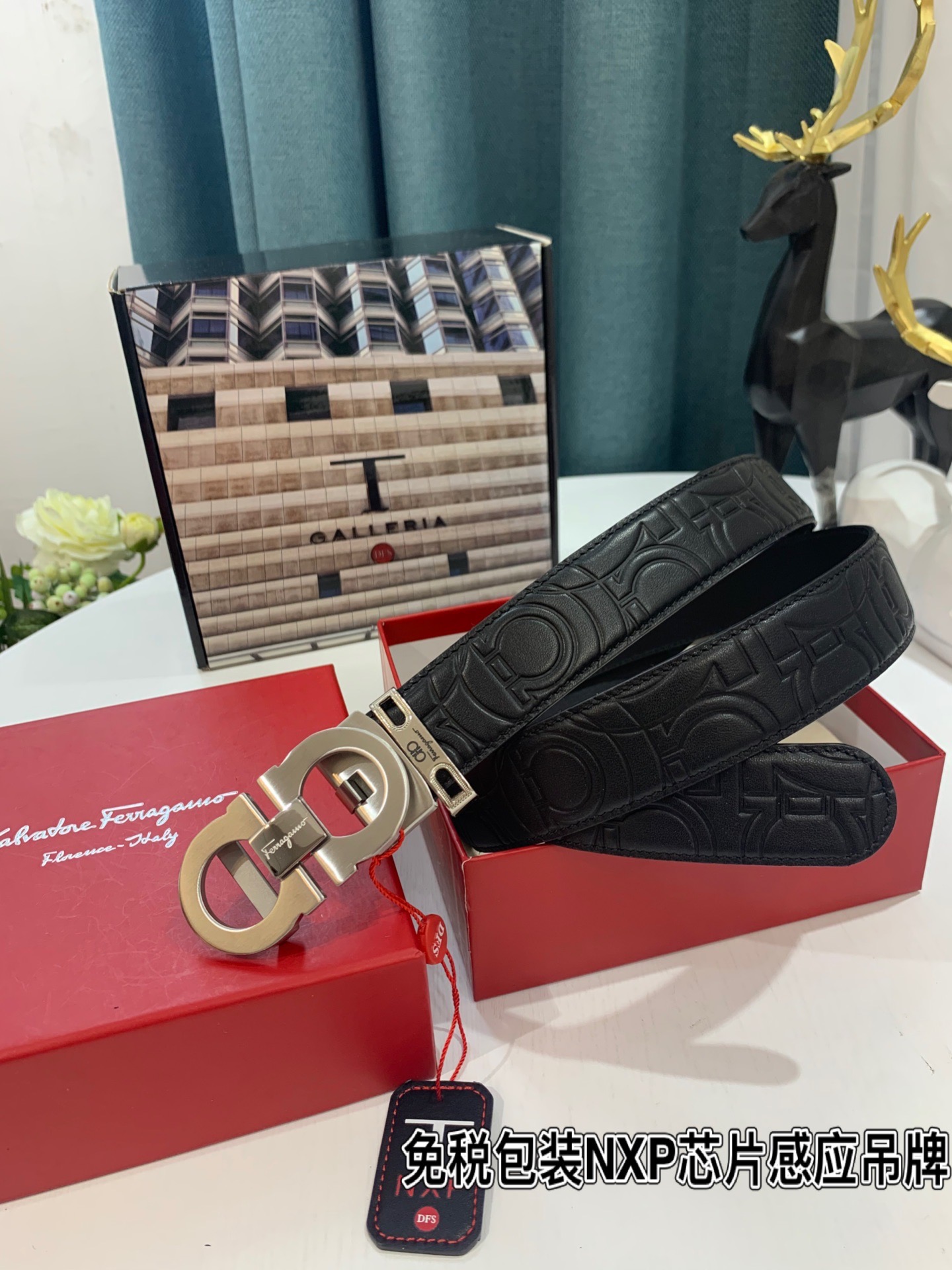 Streetwear Belt Ferragamo 319218 size:3.5cm - vstockx