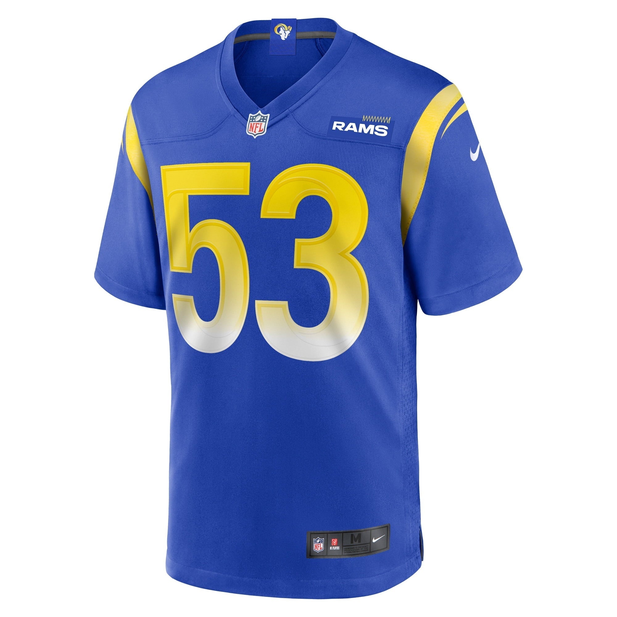 Men's Nike Ernest Jones Royal Los Angeles Rams Team Game Player Jersey - vstockx