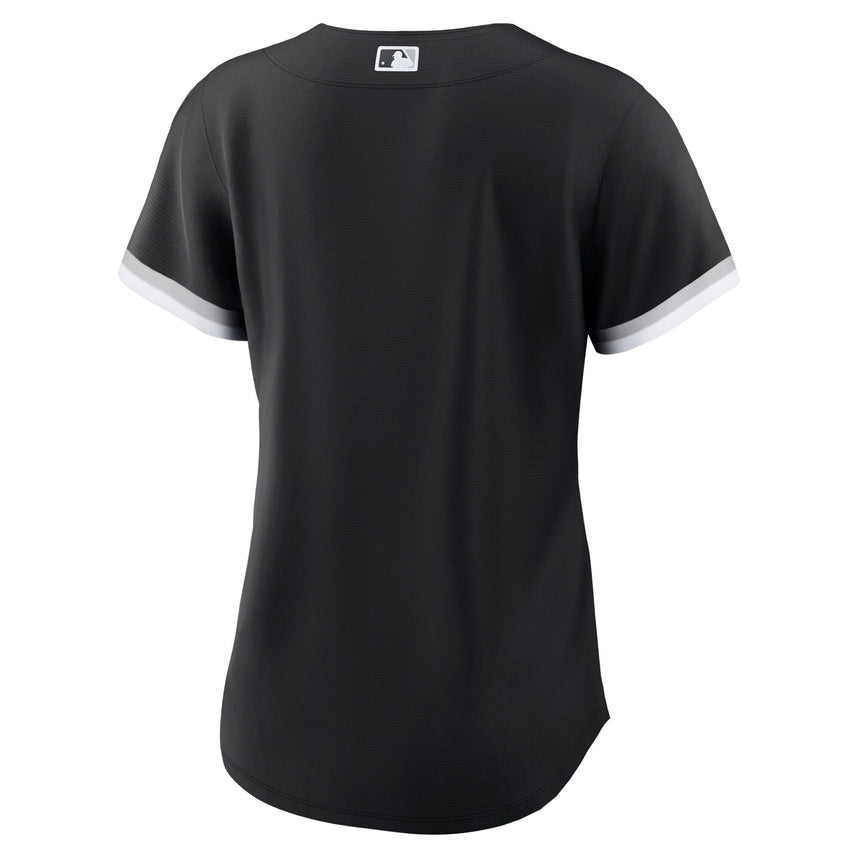 Women's Chicago White Sox Black Alternate Replica Team Jersey - vstockx