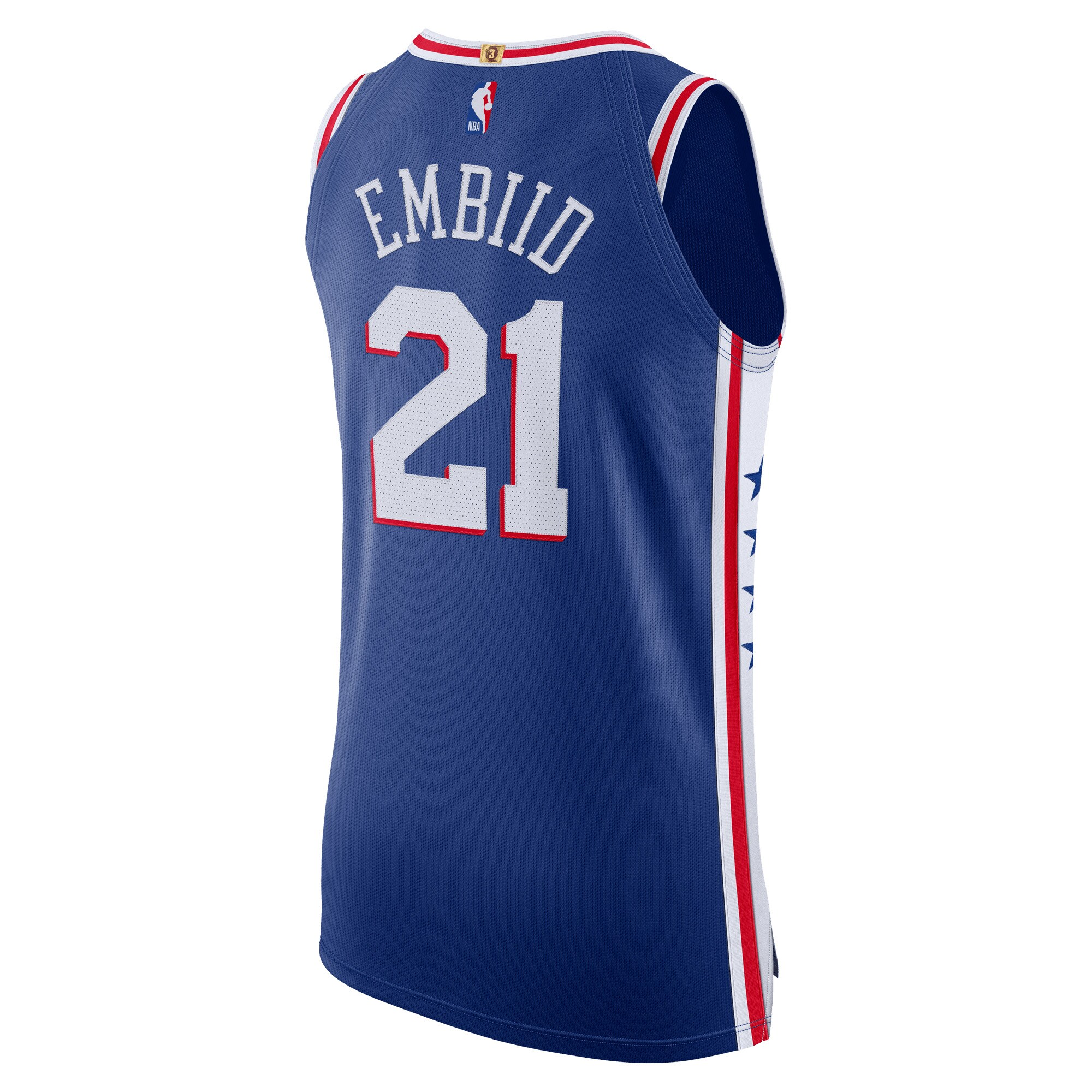 Joel Embiid Philadelphia 76ers Nike 2020/21 Authentic Player Jersey Royal - Icon Edition - vstockx