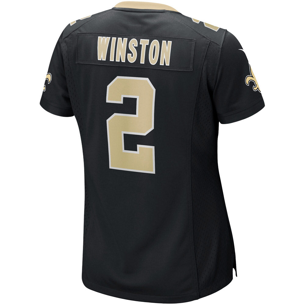 Women's New Orleans Saints Jameis Winston Game Jersey Black - vstockx