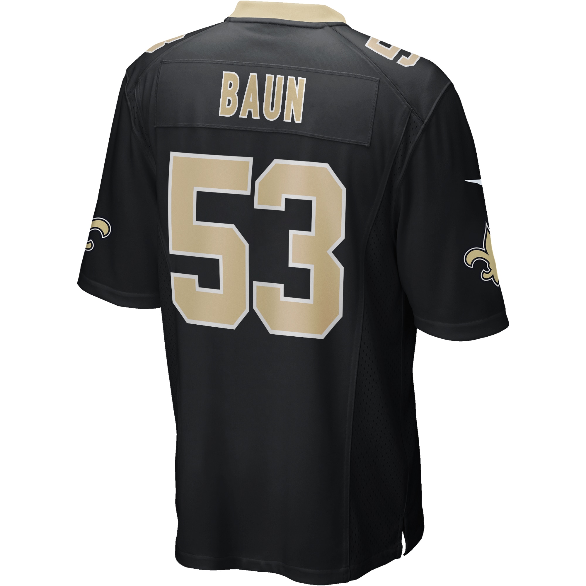 Zack Baun New Orleans Saints Nike Game Player Jersey - Black - vstockx