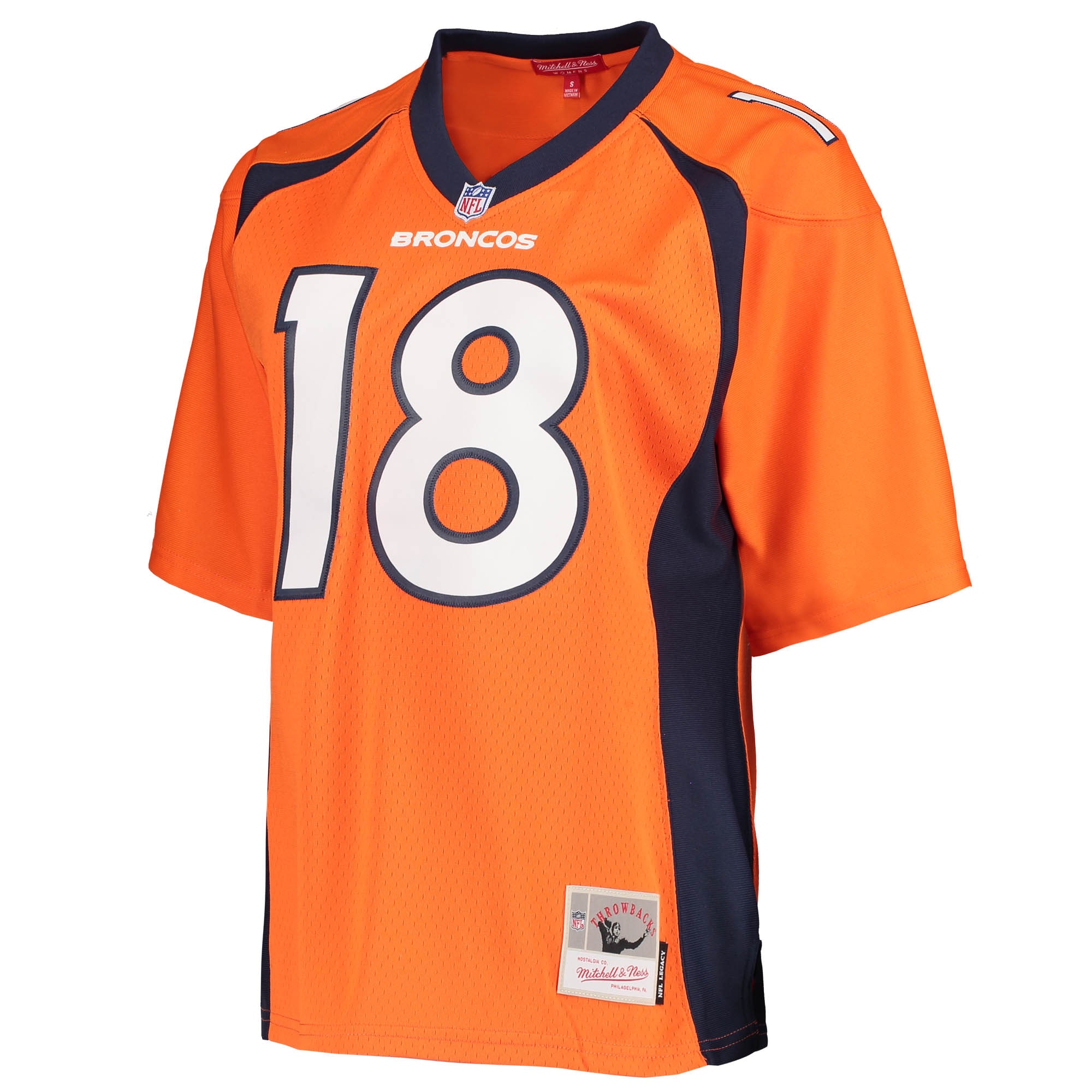 Peyton Manning Denver Broncos Mitchell & Ness Women's Legacy Replica Player Jersey - Orange - vstockx