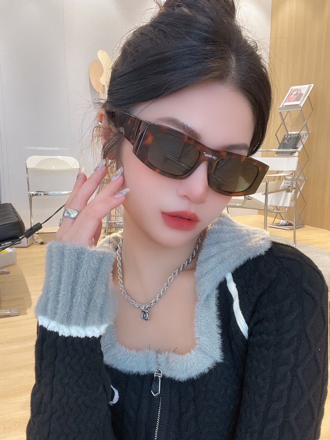 sunglasses off white size��54 19-145 - vstockx