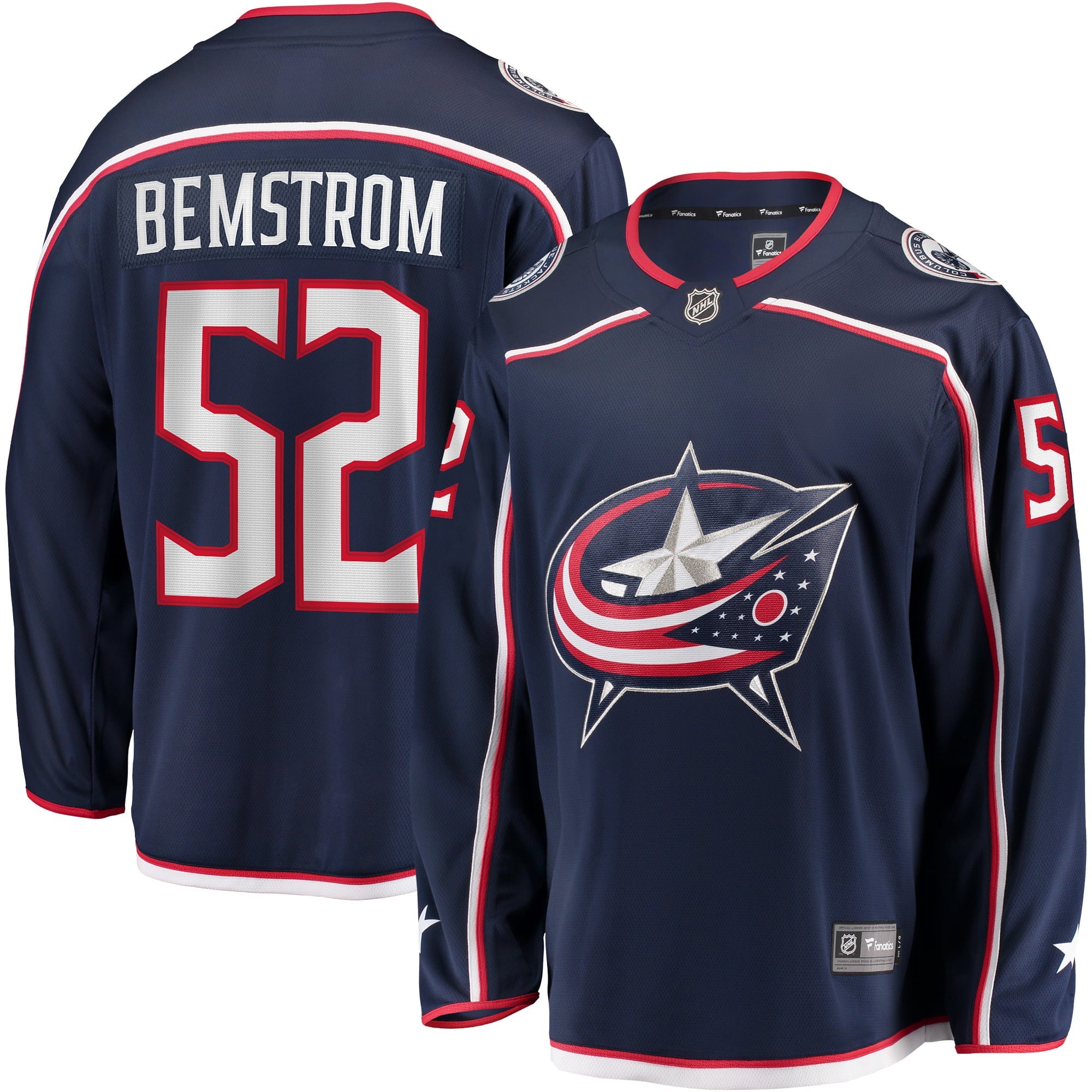 Men's Fanatics Branded Emil Bemstrom Navy Columbus Blue Jackets Home Breakaway Player Jersey - vstockx