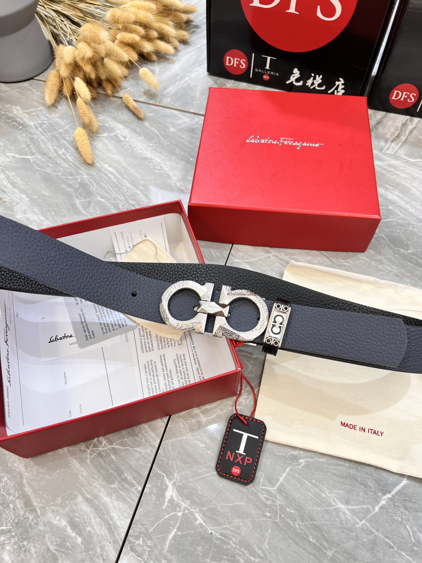 Streetwear Belt Ferragamo 319844 size:3.5cm - vstockx