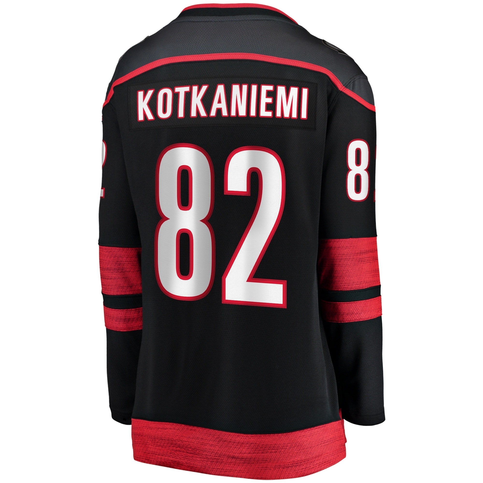 Women's Fanatics Branded Jesperi Kotkaniemi Black Carolina Hurricanes Home Breakaway Player Jersey - vstockx