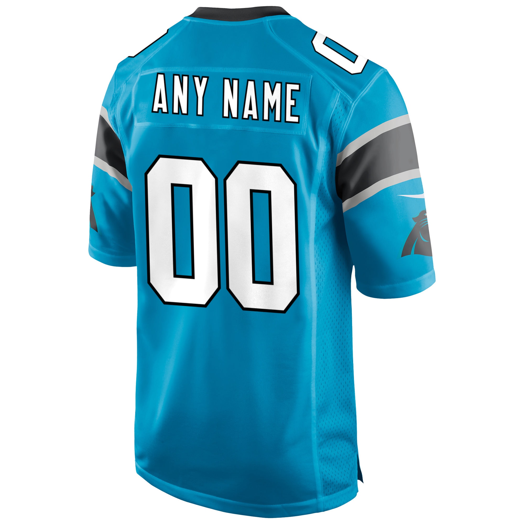 Carolina Panthers Nike Alternate Custom Game Jersey - Blue - vstockx