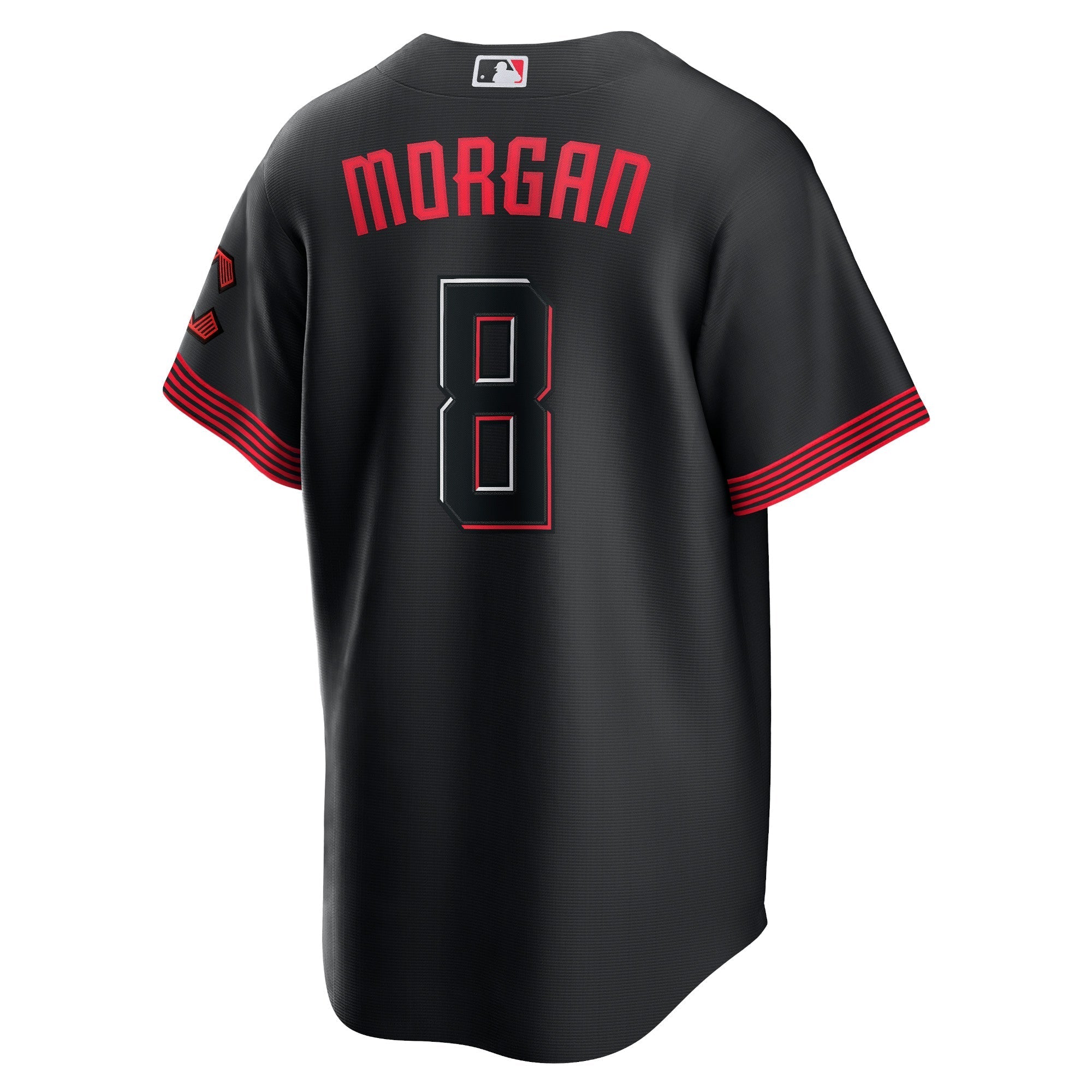 Men's Nike Joe Morgan Black Cincinnati Reds 2023 City Connect Replica Player Jersey - vstockx
