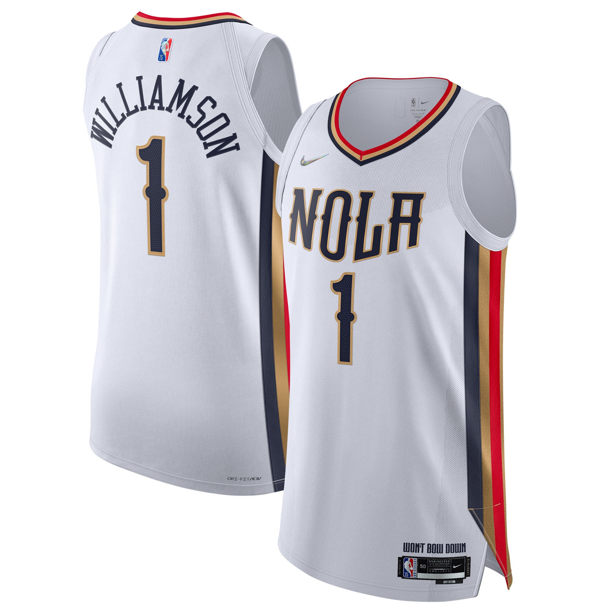 Zion Williamson New Orleans Pelicans Nike 2021/22 Swingman Jersey - City Edition - White - vstockx