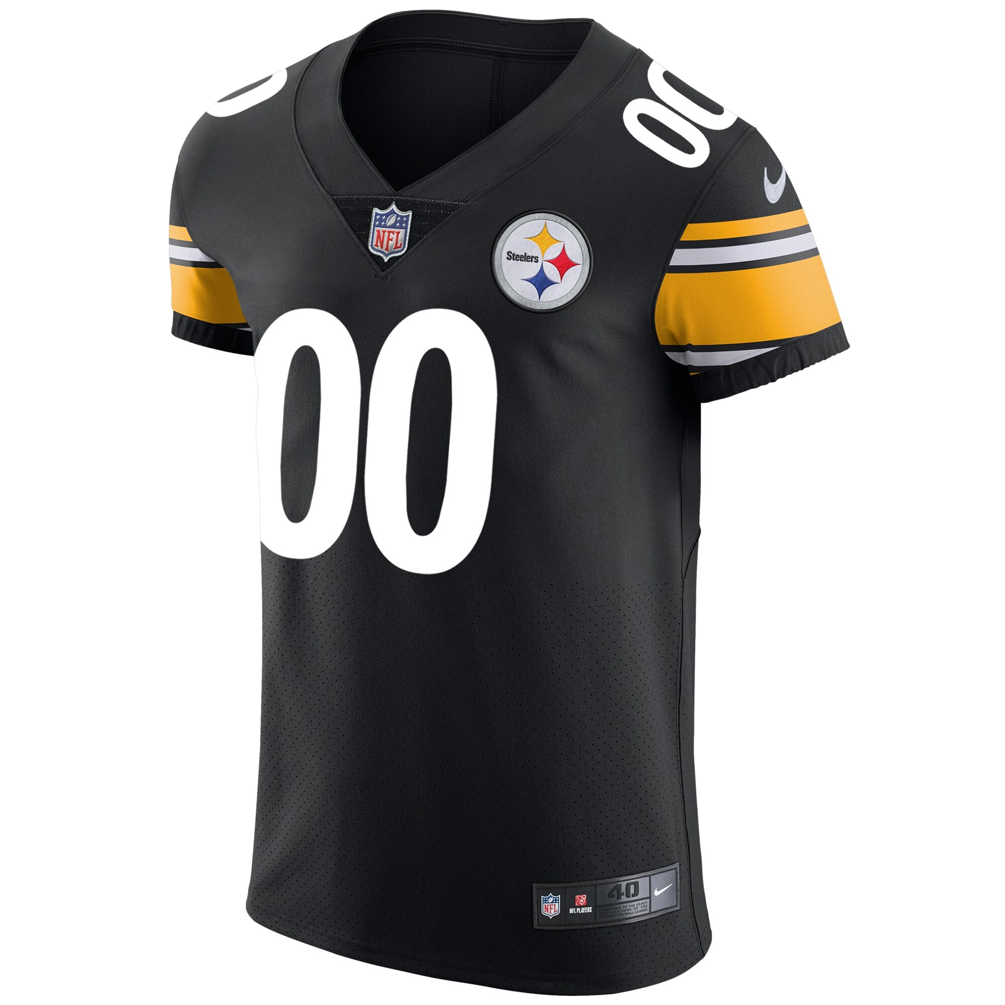 Pittsburgh Steelers Nike Vapor Untouchable Custom Elite Jersey - Black - vstockx