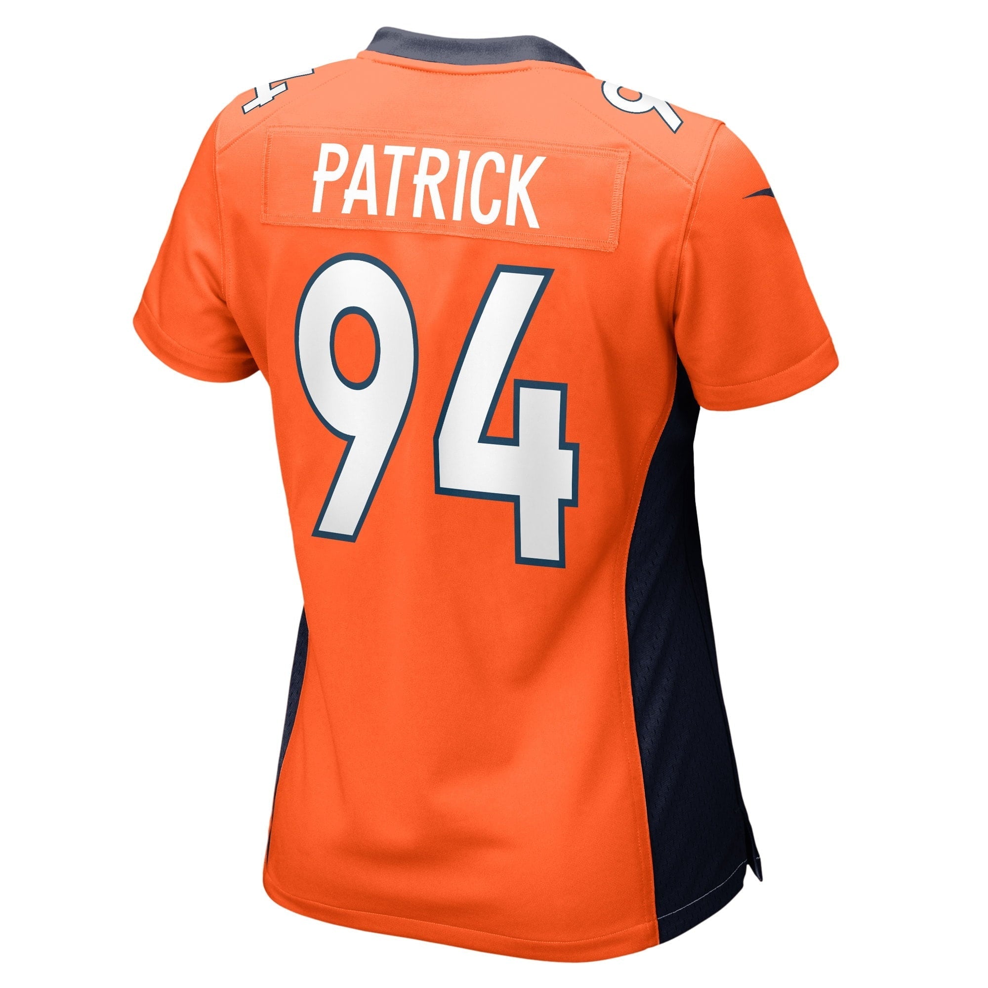 Women's Nike Aaron Patrick Orange Denver Broncos Game Player Jersey - vstockx