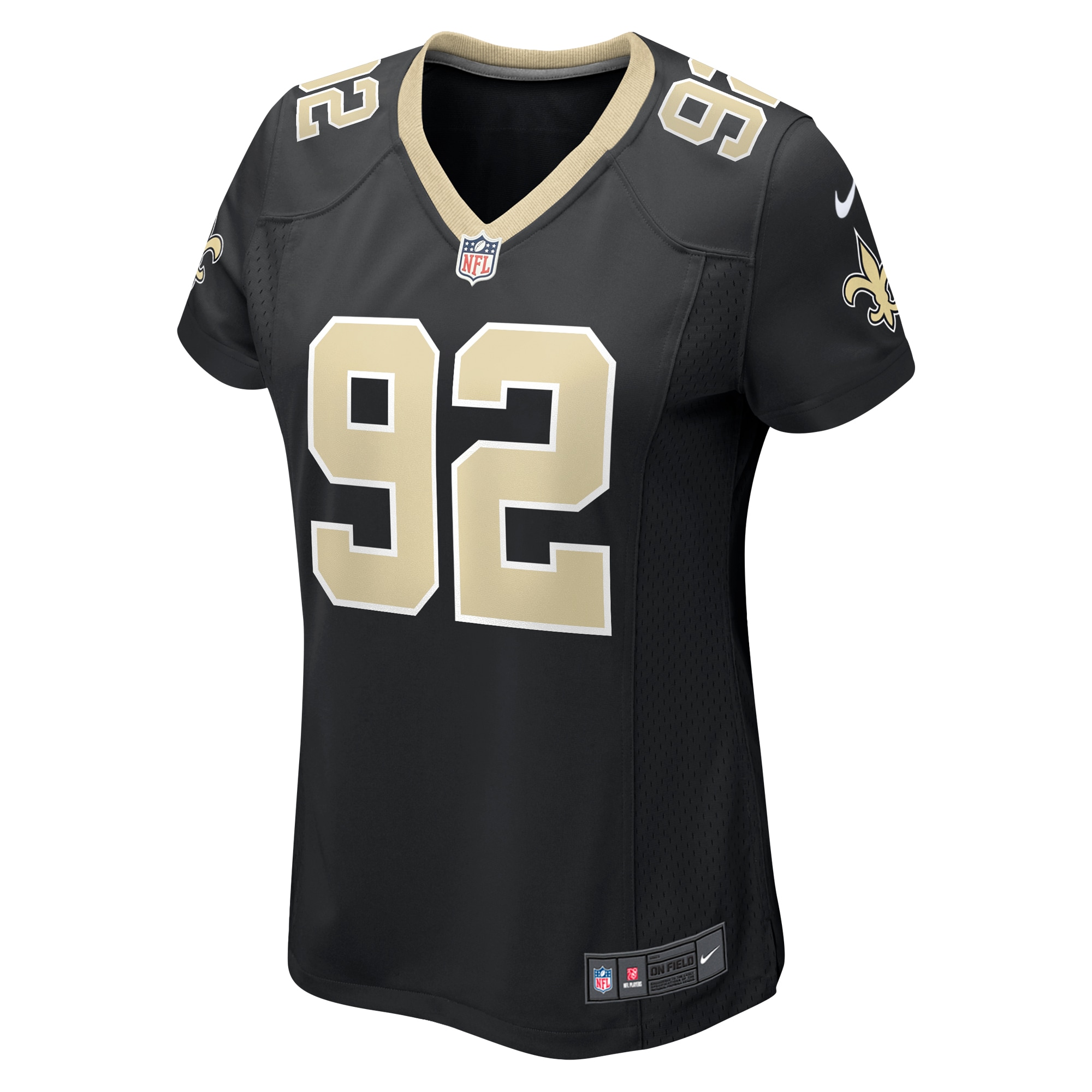 Tanoh Kpassagnon New Orleans Saints Nike Women's Game Player Jersey - Black - vstockx
