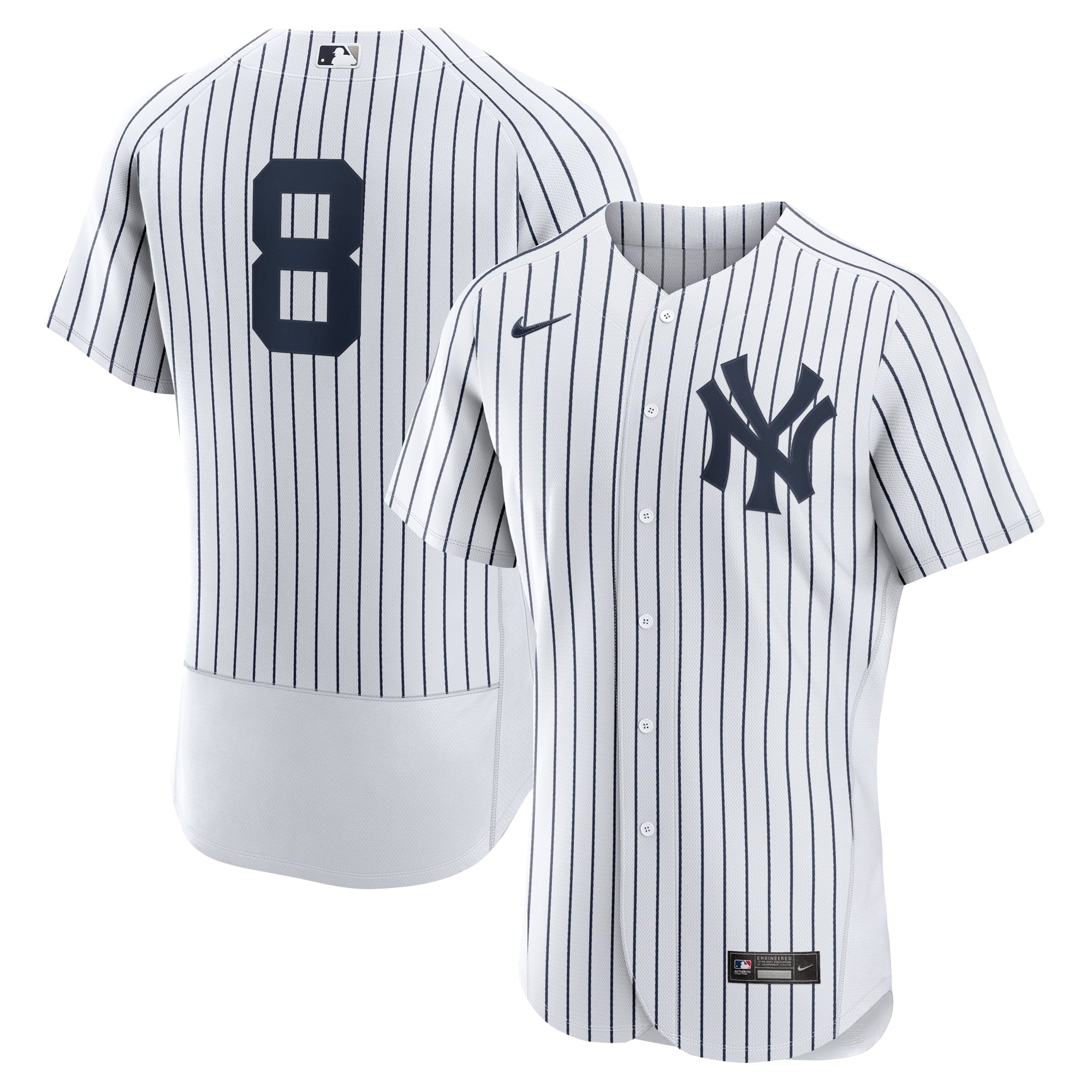 Men's Nike Yogi Berra White New York Yankees Home Authentic Retired Player Jersey - vstockx