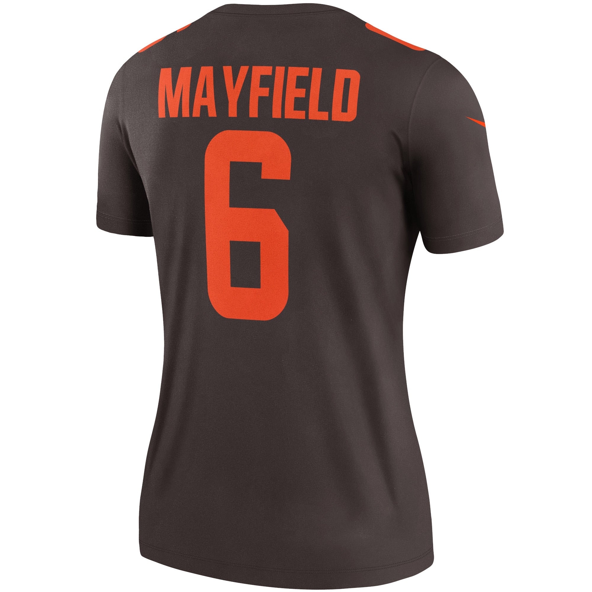 Women's Nike Baker Mayfield Brown Cleveland Browns Alternate Legend Jersey - vstockx